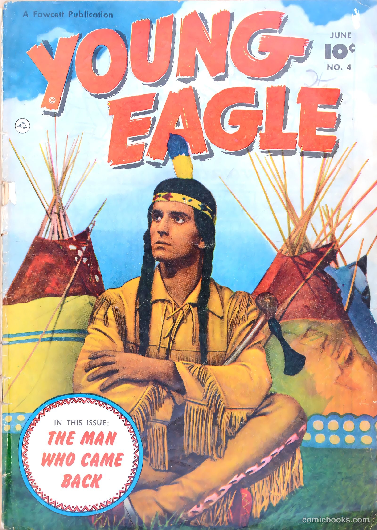 Young Eagle #4 (1951) — page 1 of 36
