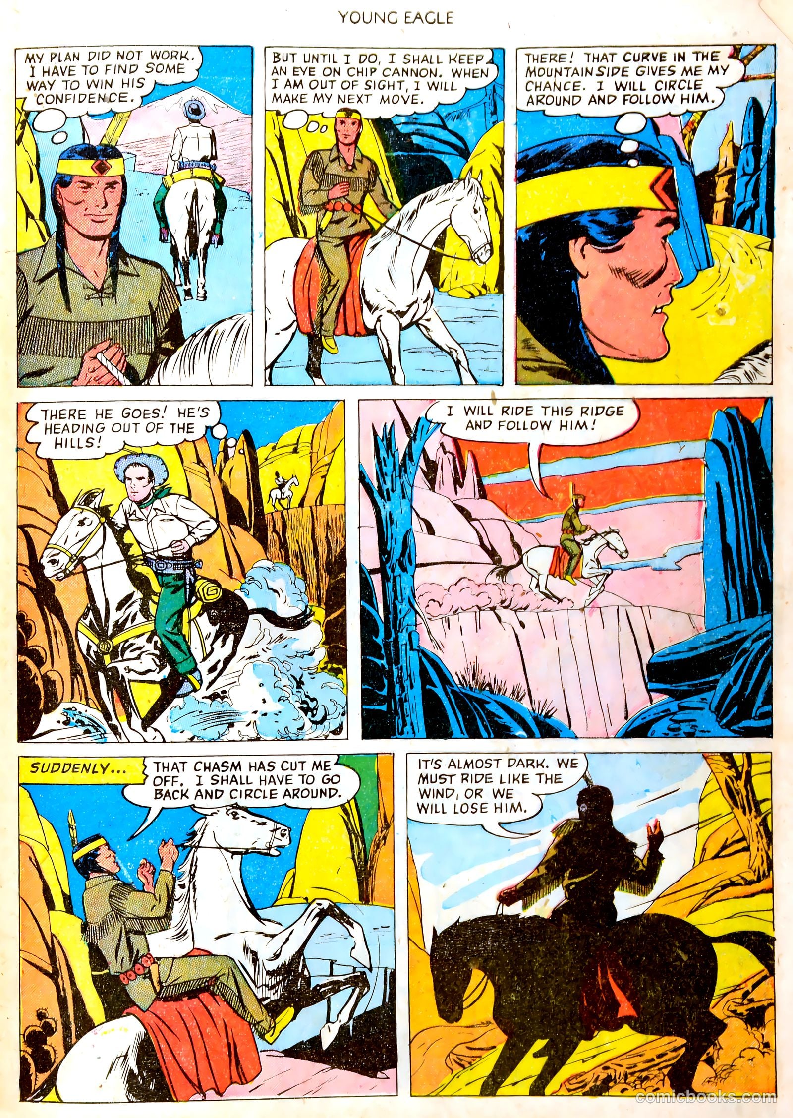 Young Eagle #4 (1951) — page 17 of 36