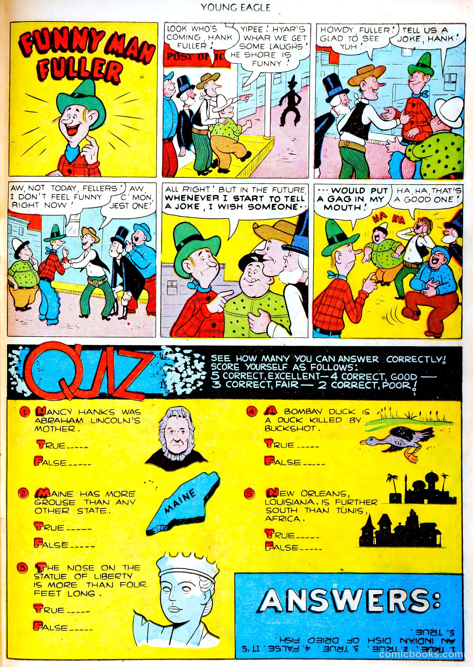 Young Eagle #4 (1951) — page 27 of 36