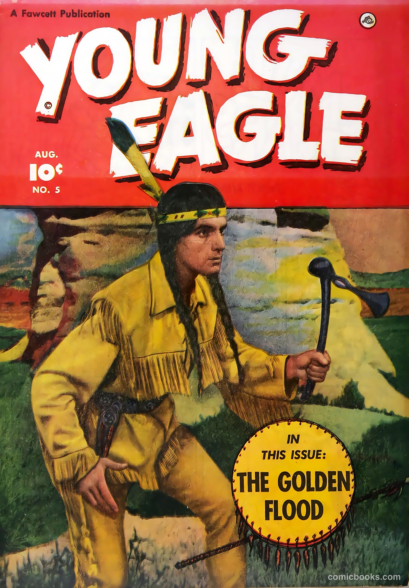 Young Eagle #5 (1951) — page 1 of 36