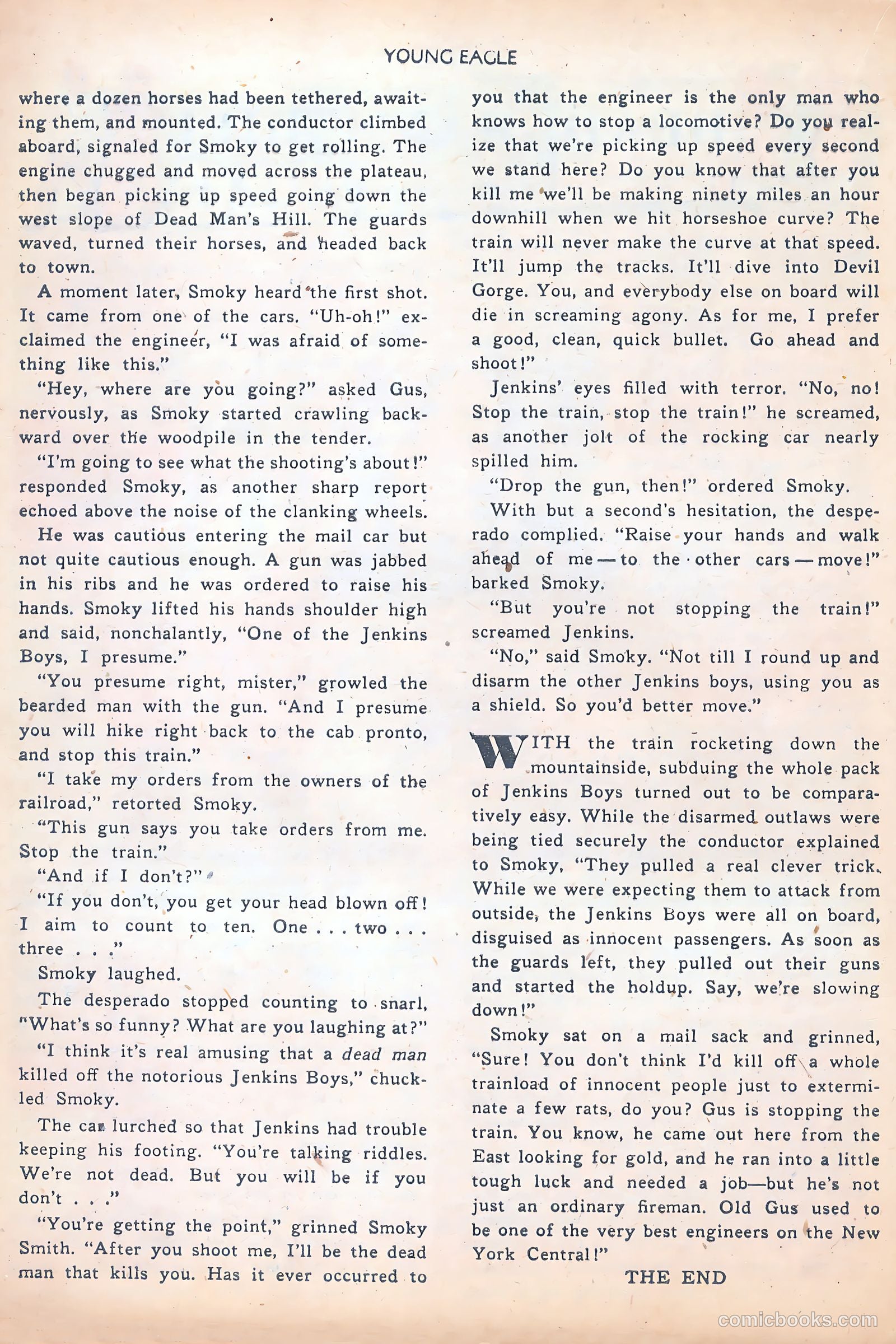 Young Eagle #8 (1952) — page 14 of 36