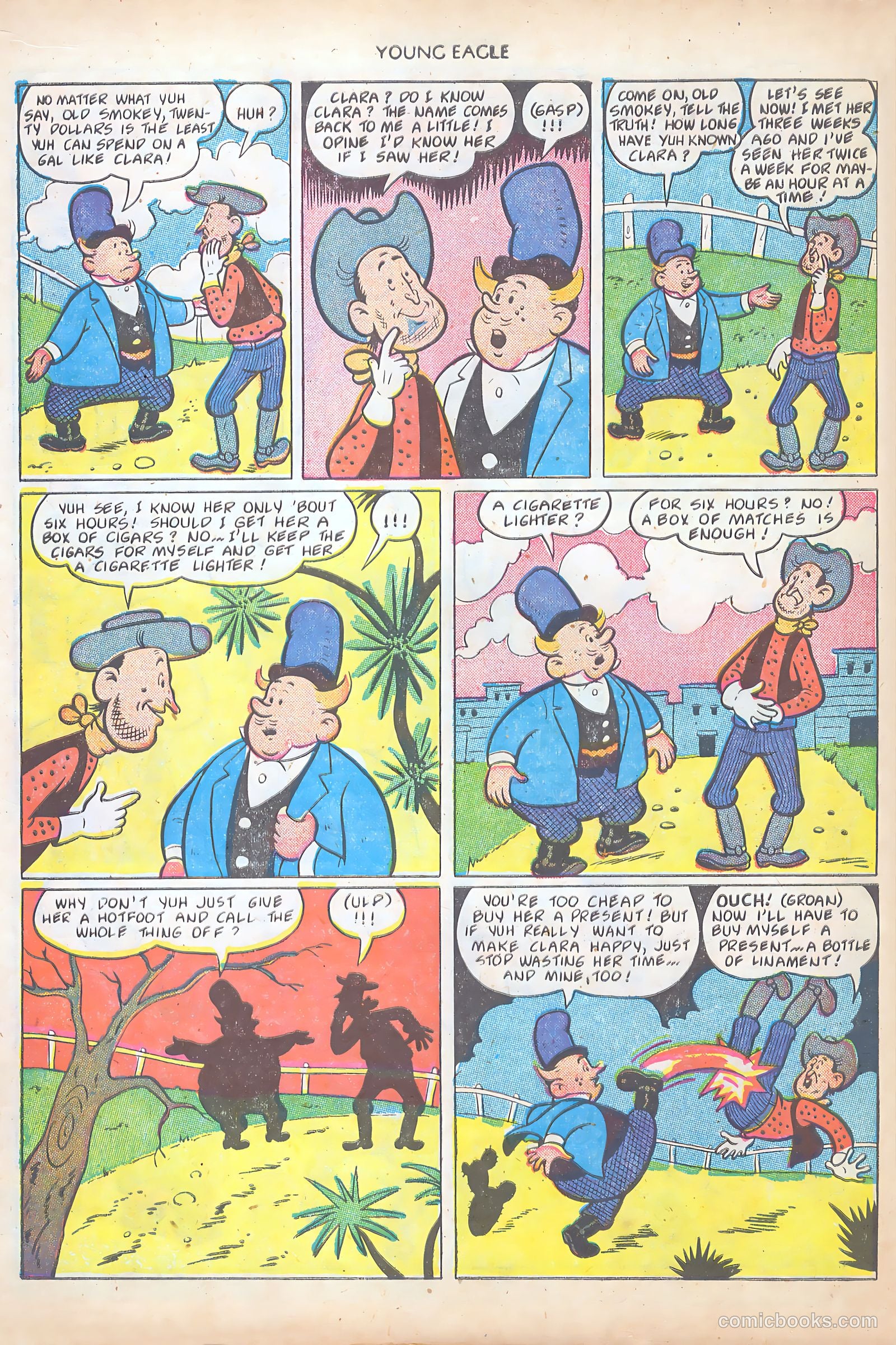 Young Eagle #8 (1952) — page 26 of 36