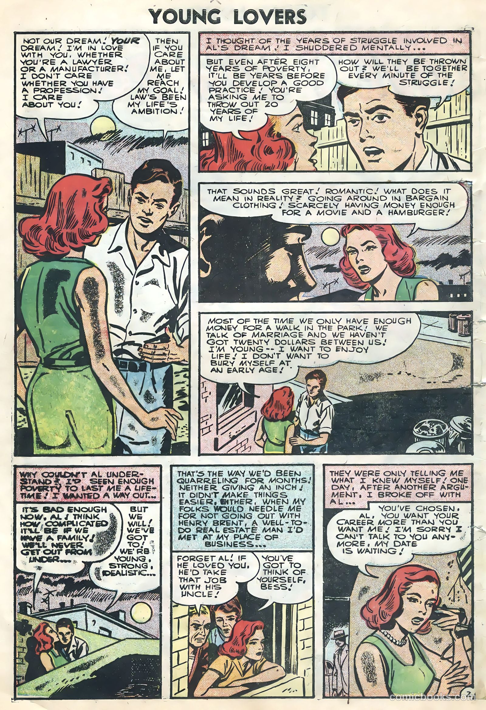 Young Lovers #16 (1956) — page 8 of 36