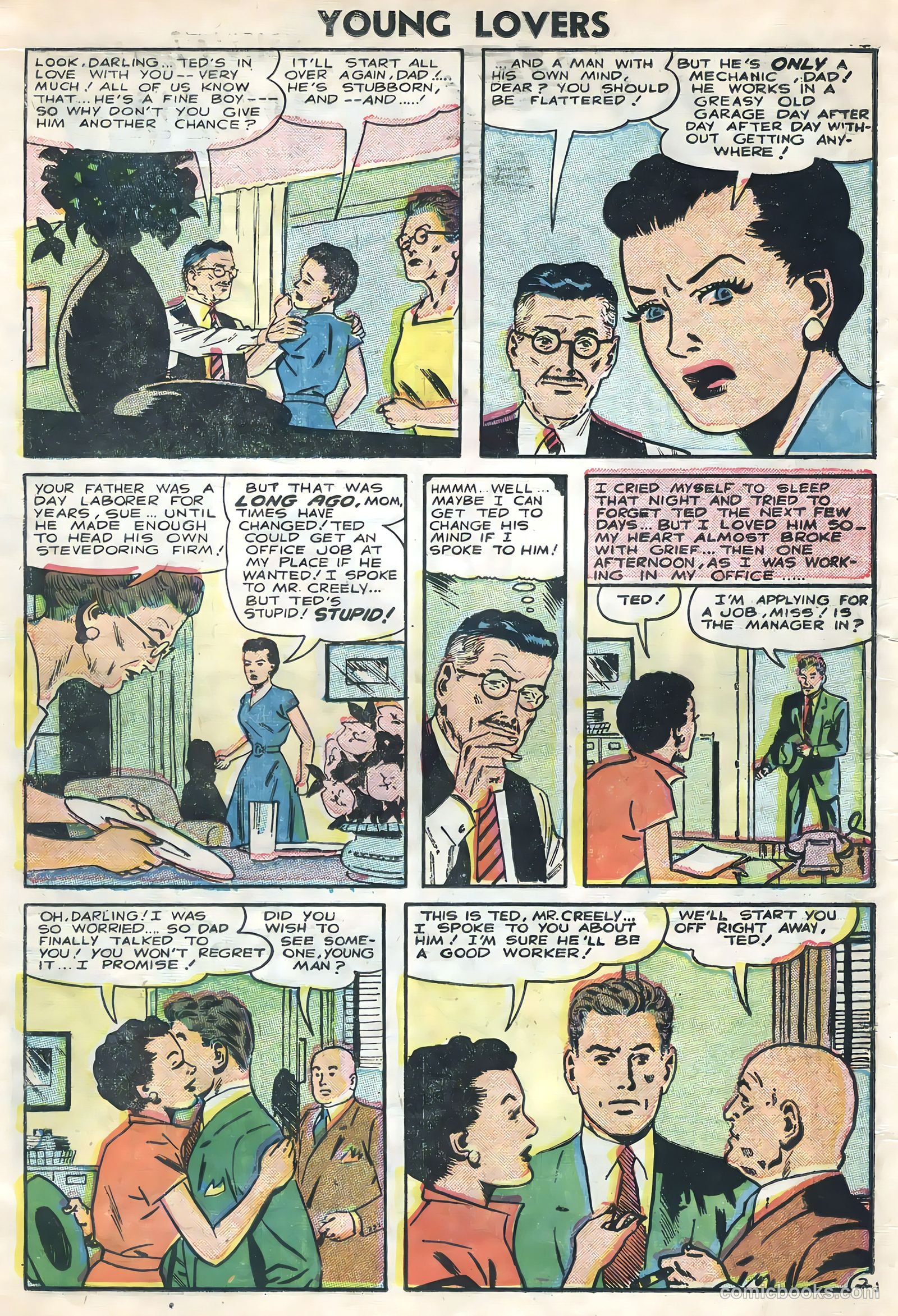 Young Lovers #16 (1956) — page 14 of 36