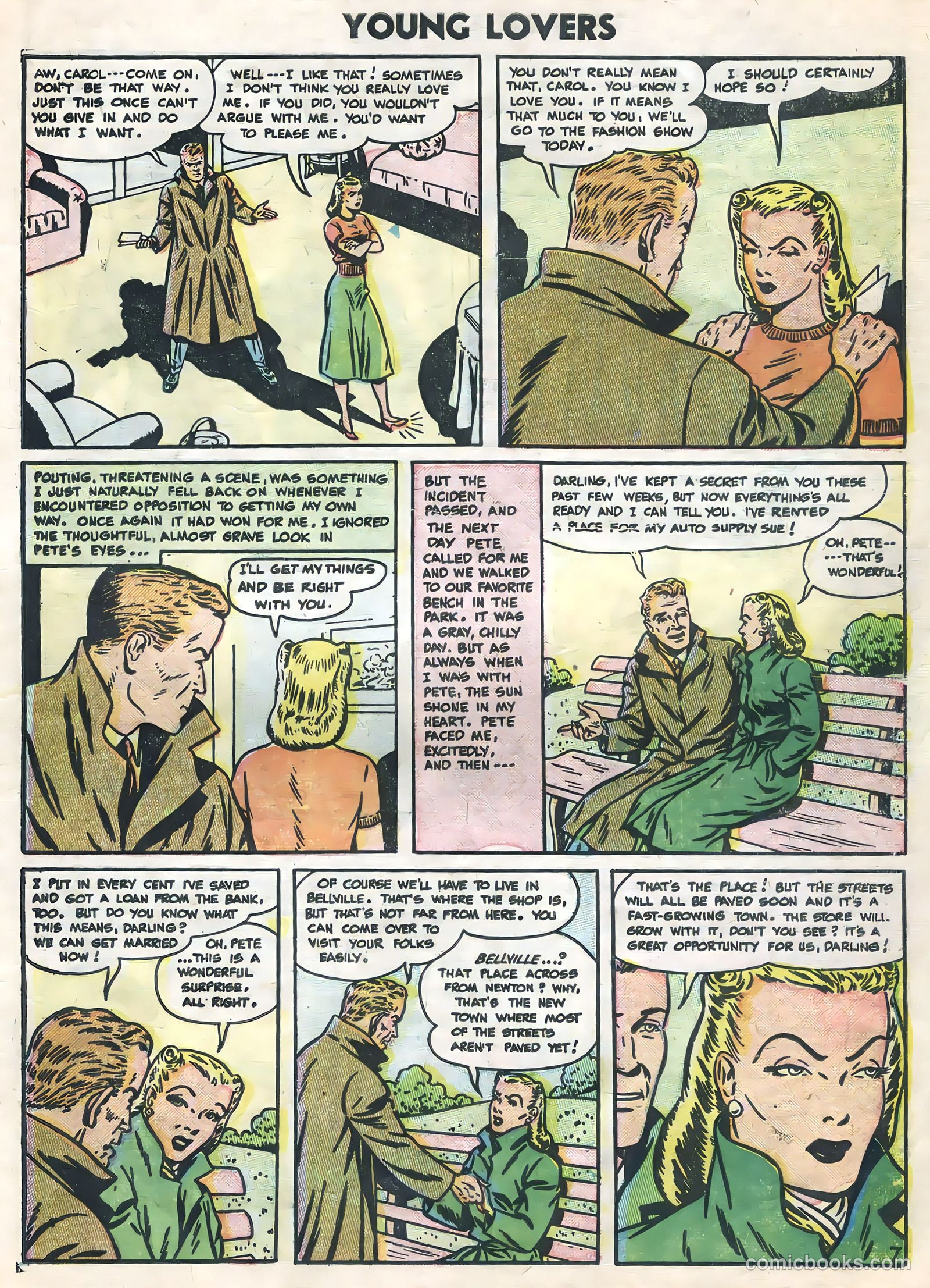Young Lovers #16 (1956) — page 27 of 36