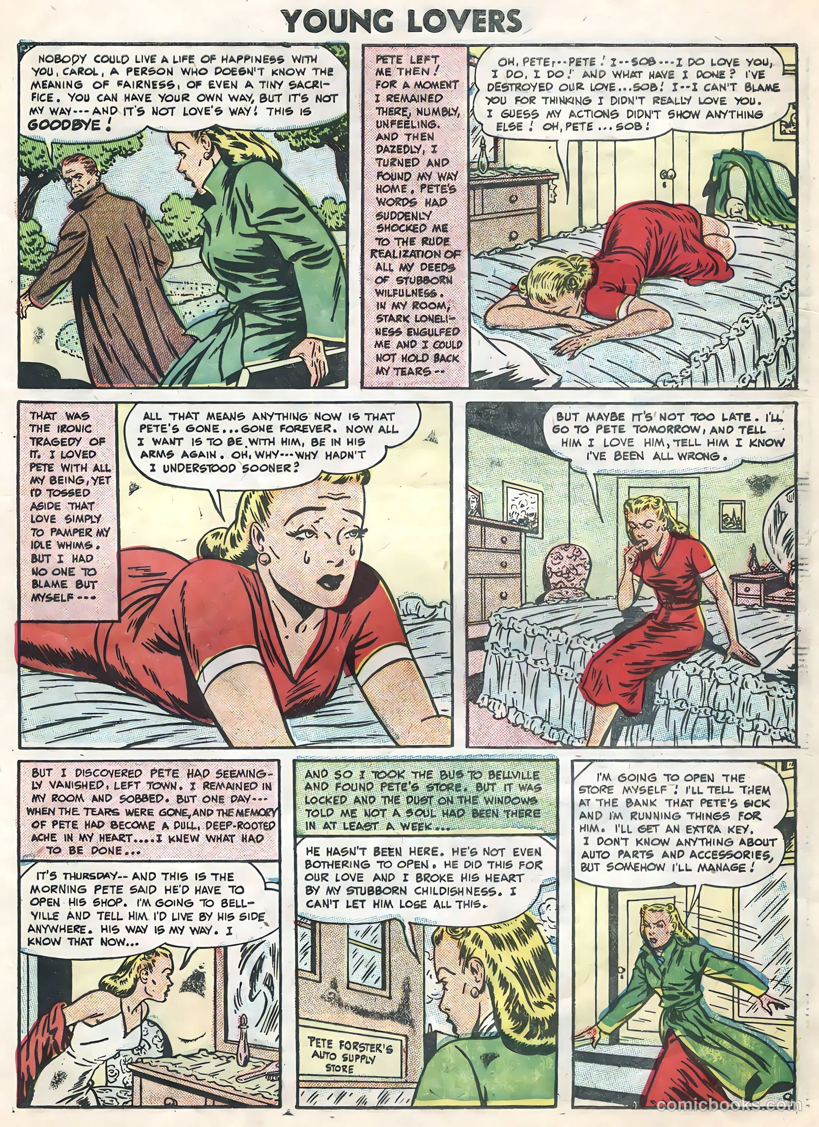 Young Lovers #16 (1956) — page 29 of 36