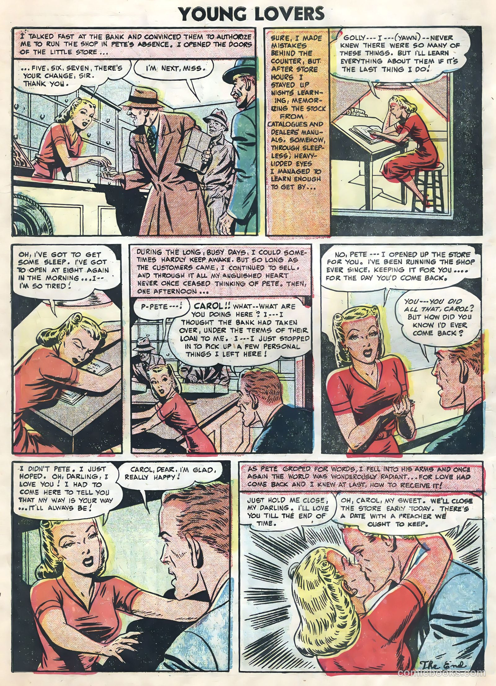 Young Lovers #16 (1956) — page 30 of 36
