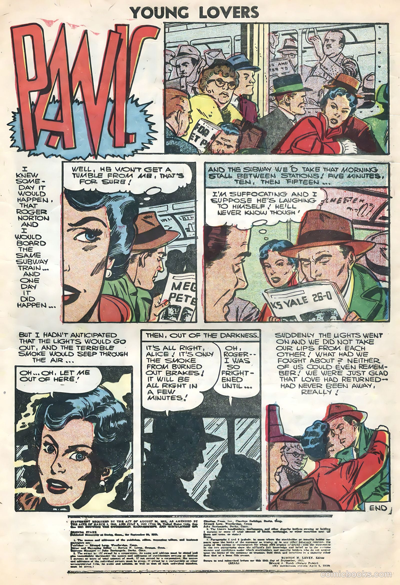 Young Lovers #16 (1956) — page 33 of 36