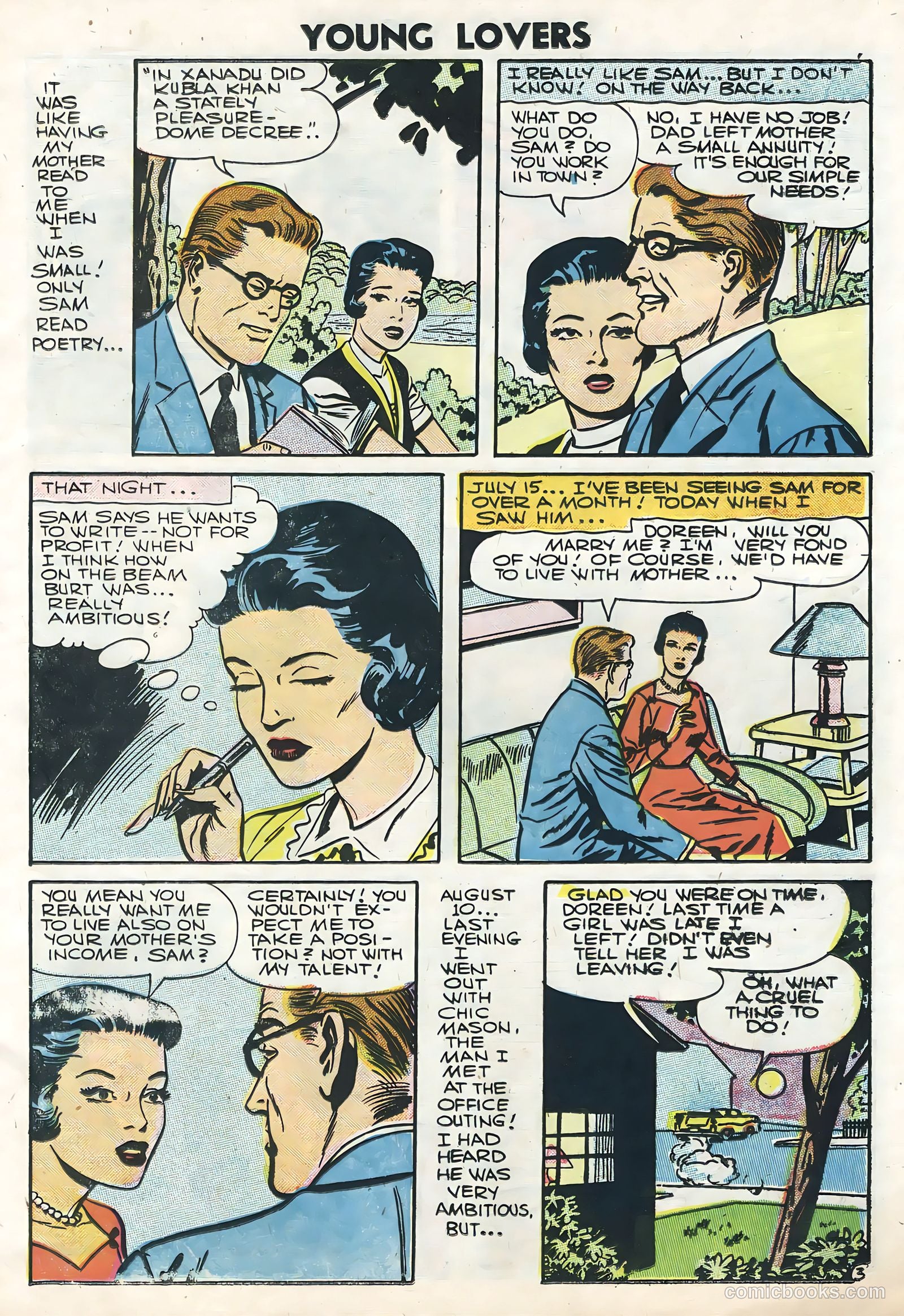 Young Lovers #17 (1956) — page 11 of 36