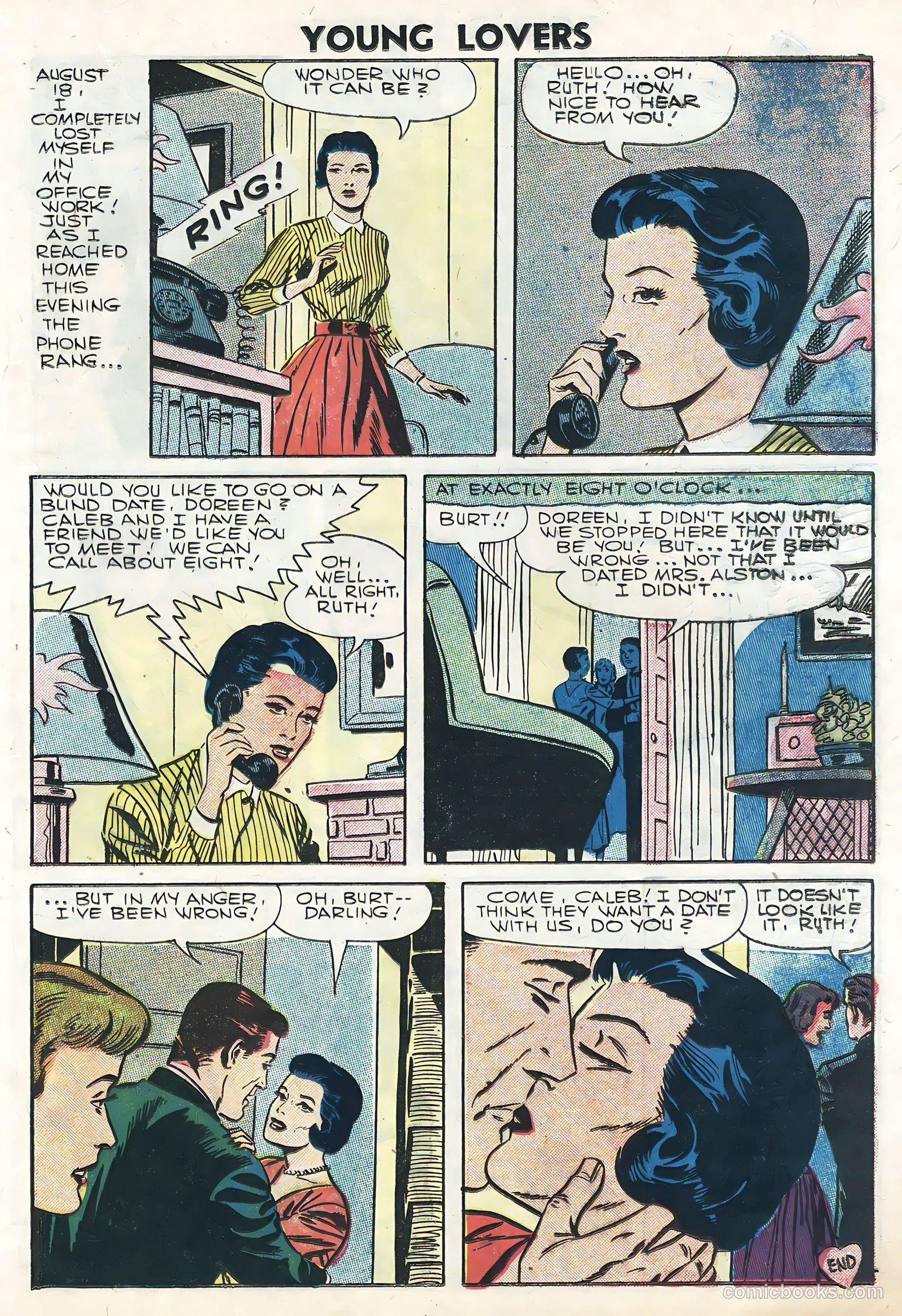 Young Lovers #17 (1956) — page 13 of 36