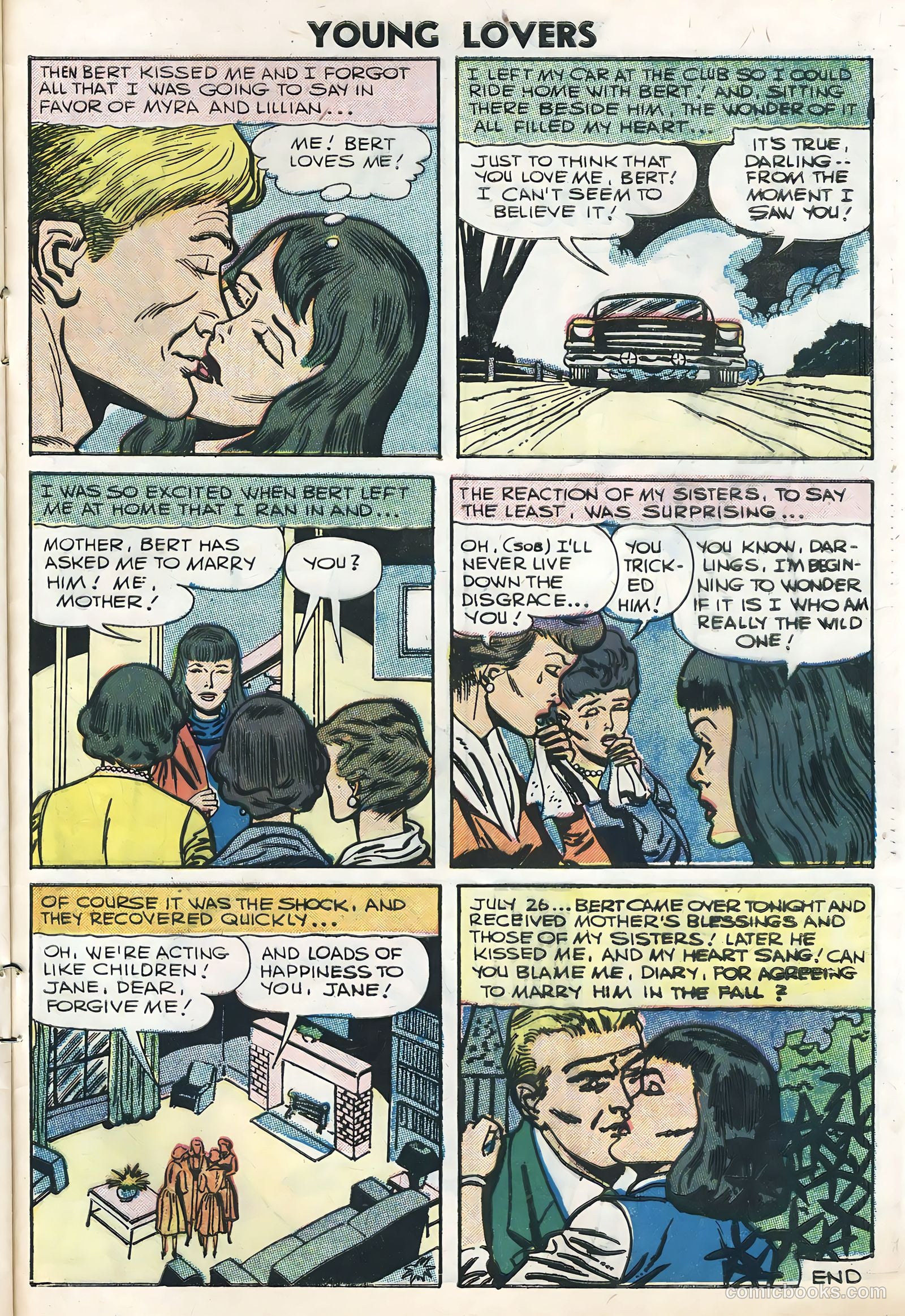 Young Lovers #17 (1956) — page 29 of 36