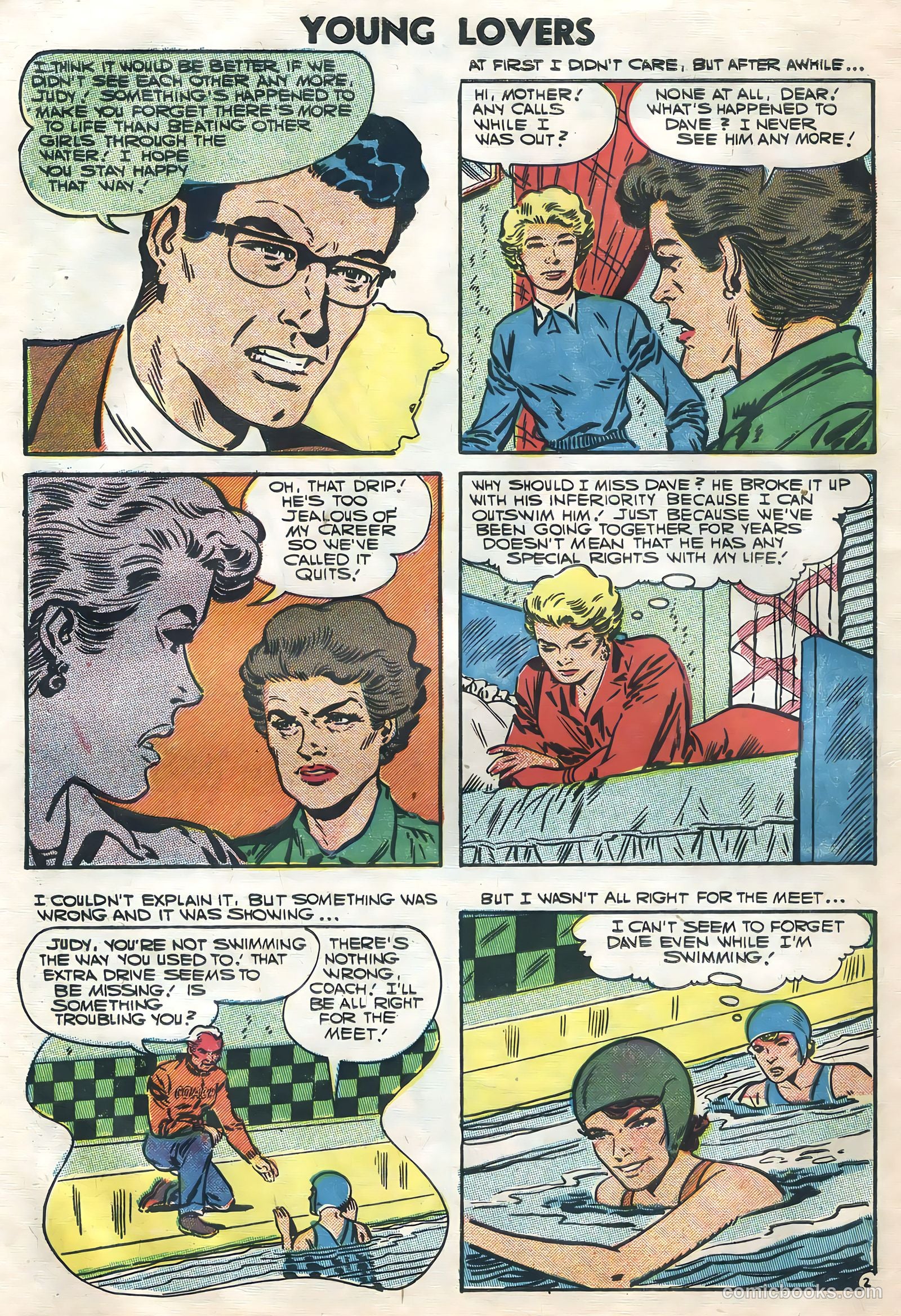 Young Lovers #18 (1957) — page 10 of 36