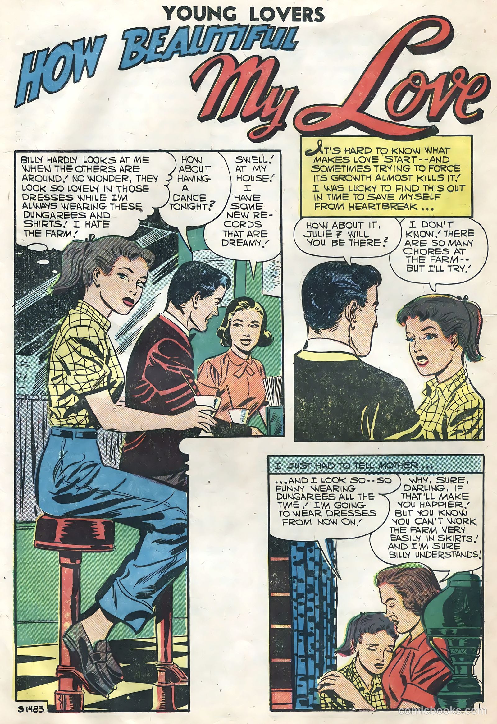 Young Lovers #18 (1957) — page 20 of 36