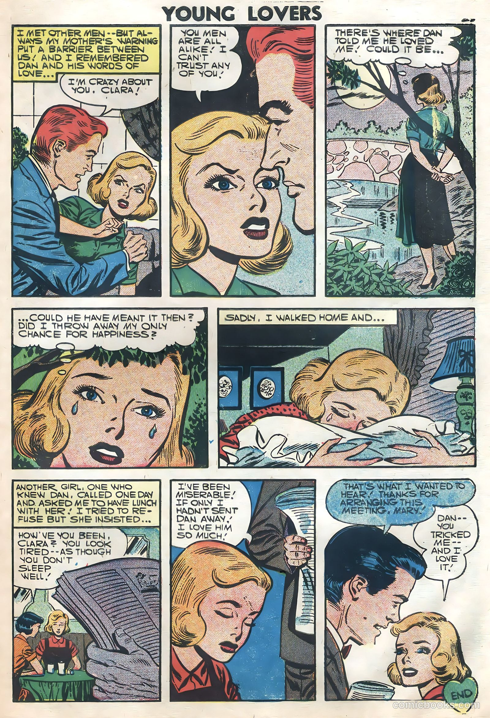 Young Lovers #18 (1957) — page 27 of 36