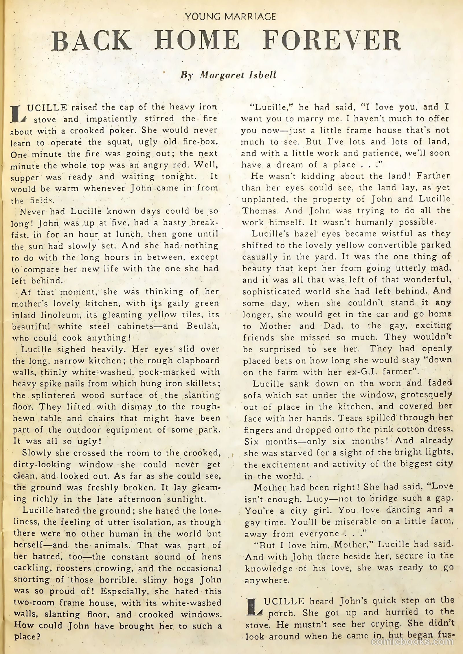 Young Marriage #1 (1950) — page 23 of 36