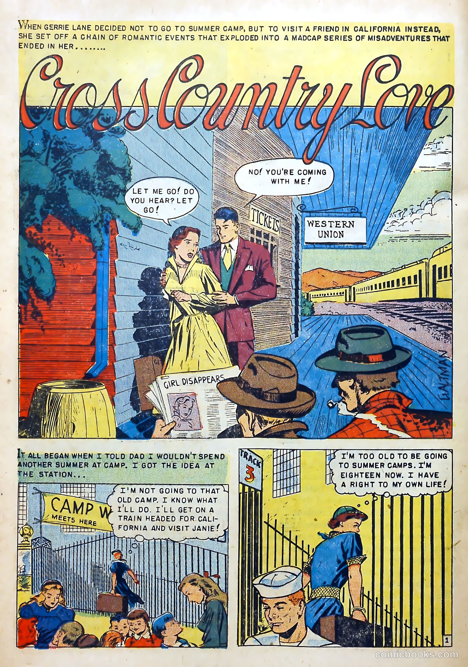 Youthful Hearts #3 (1952) — page 20 of 37