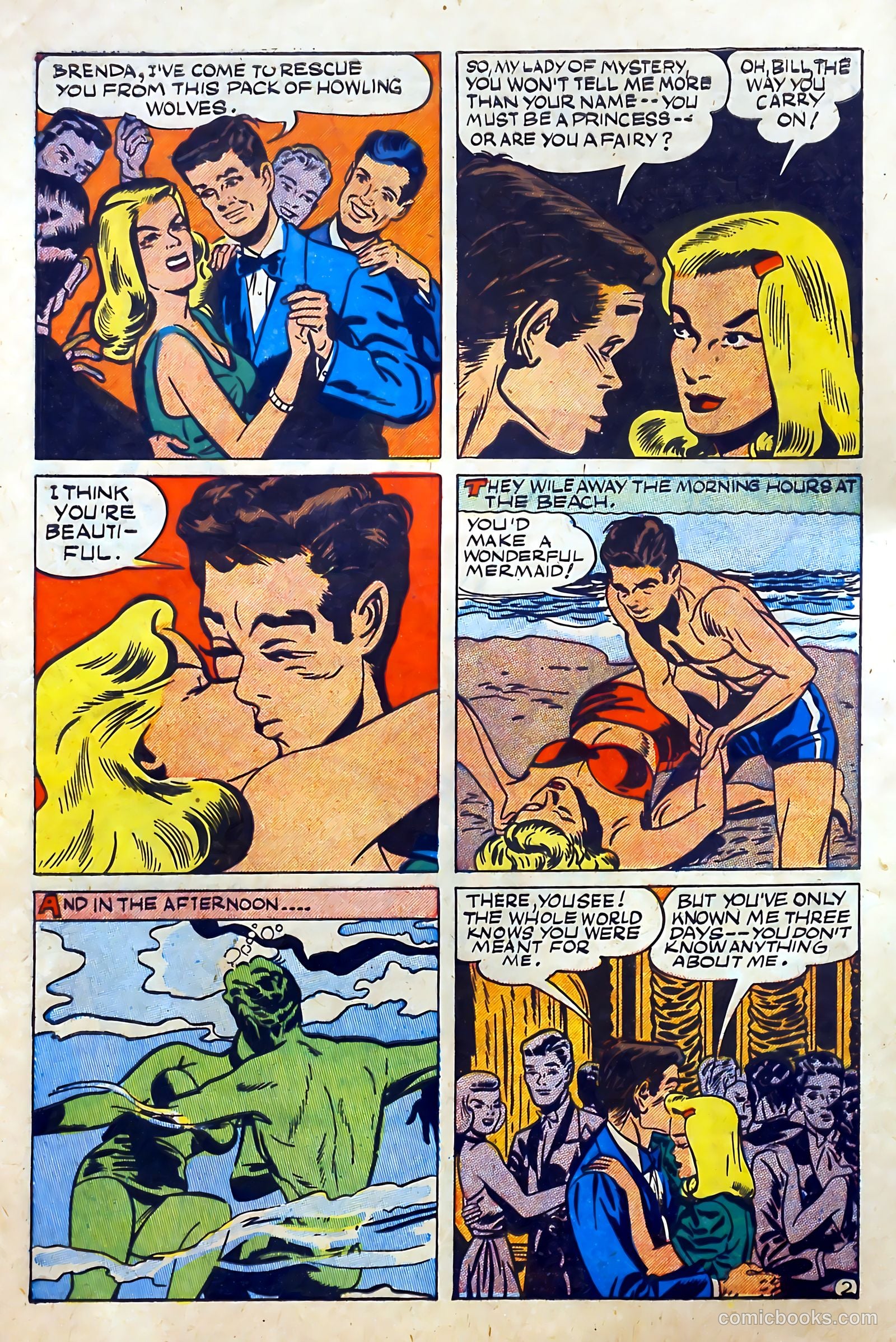 Youthful Love Romances #1 (1950) — page 4 of 36