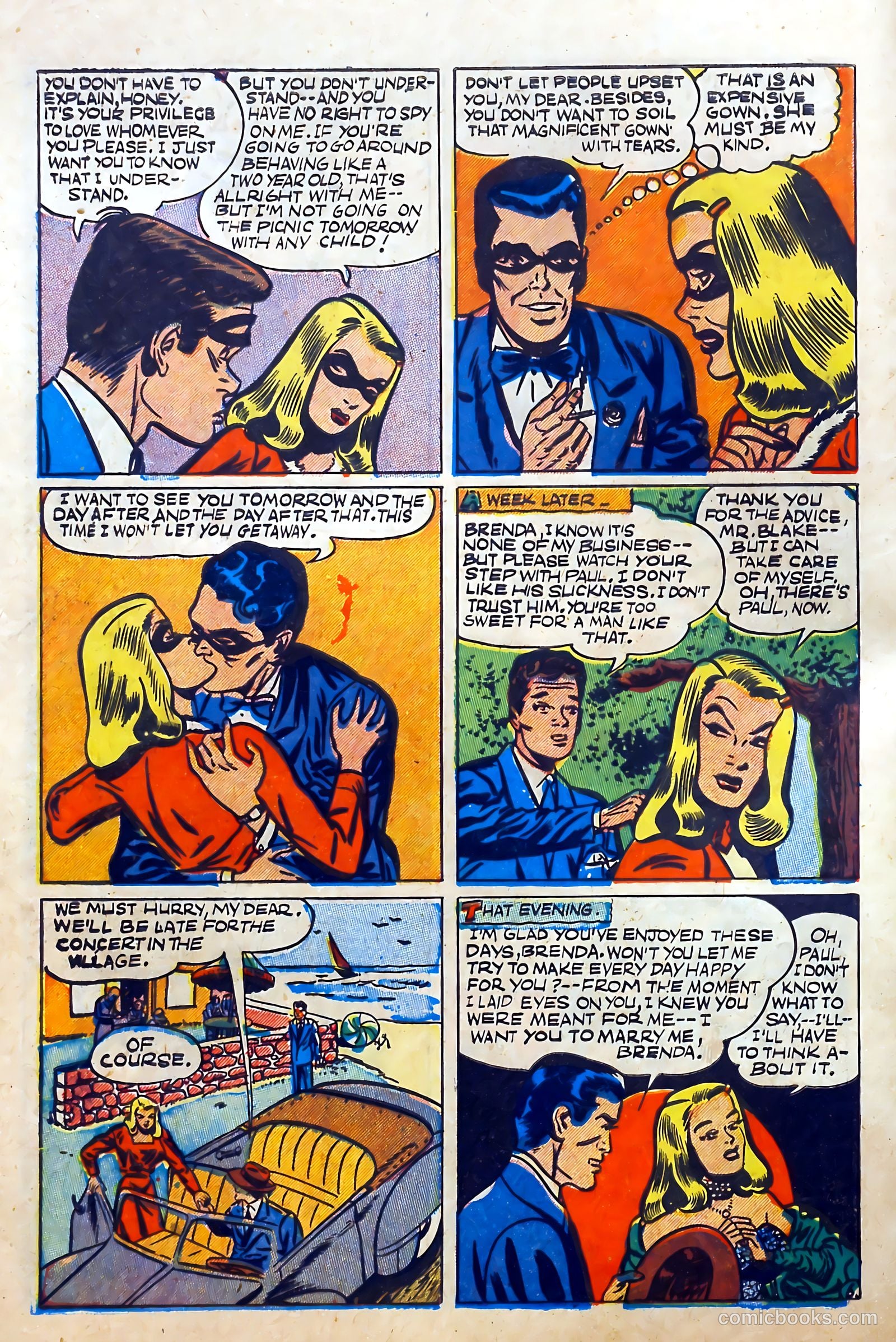 Youthful Love Romances #1 (1950) — page 8 of 36