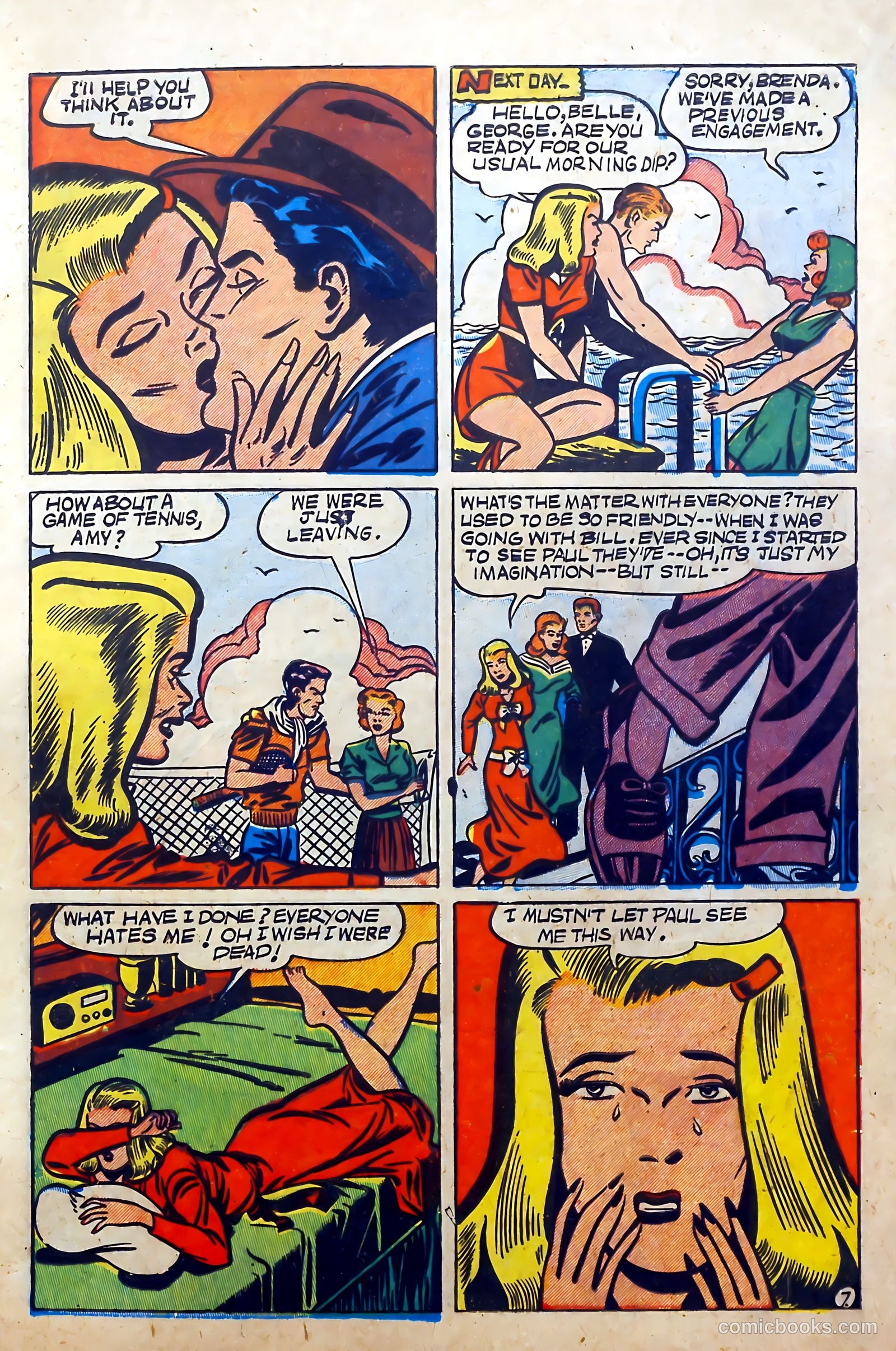 Youthful Love Romances #1 (1950) — page 9 of 36