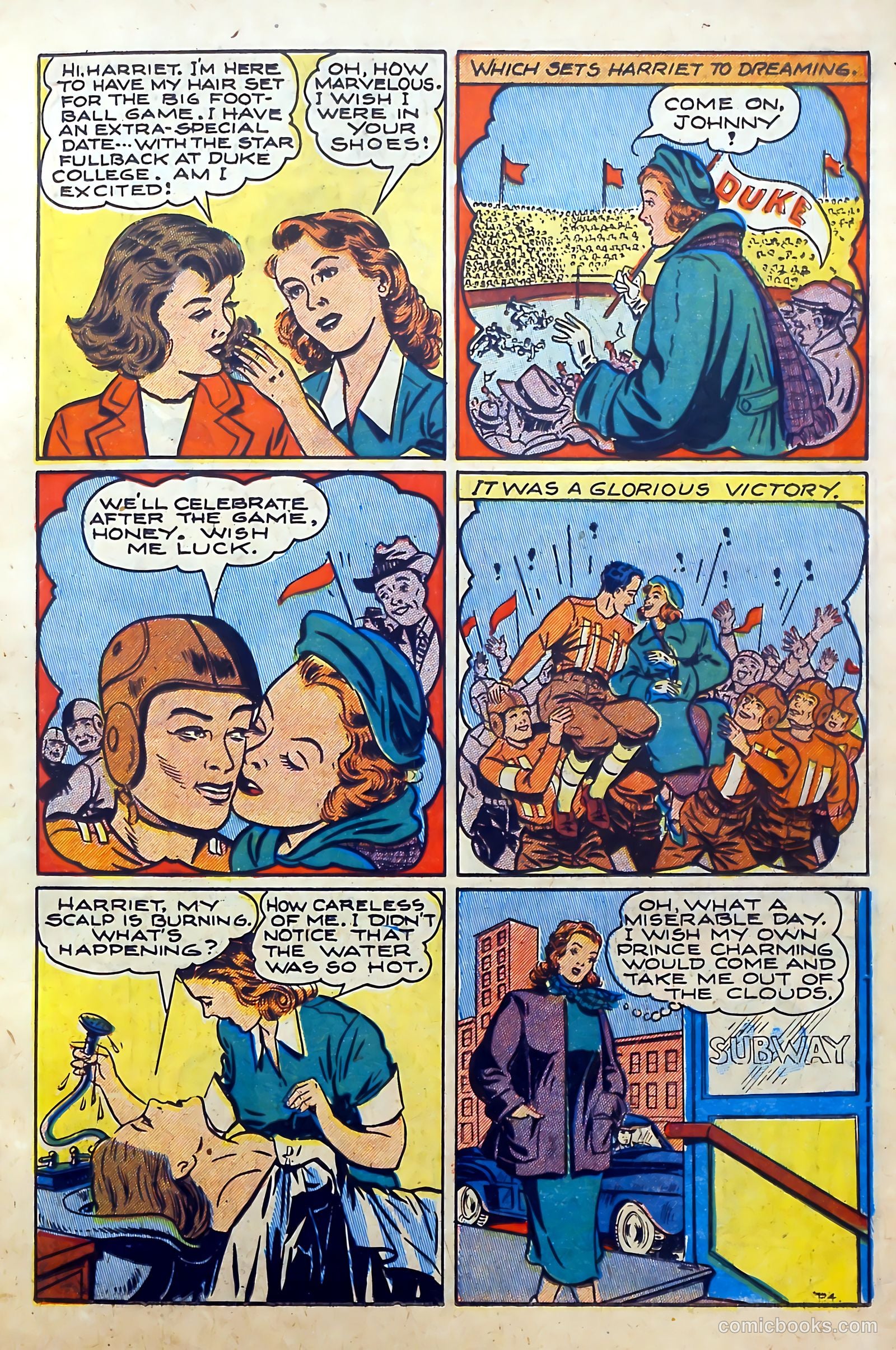 Youthful Love Romances #1 (1950) — page 15 of 36