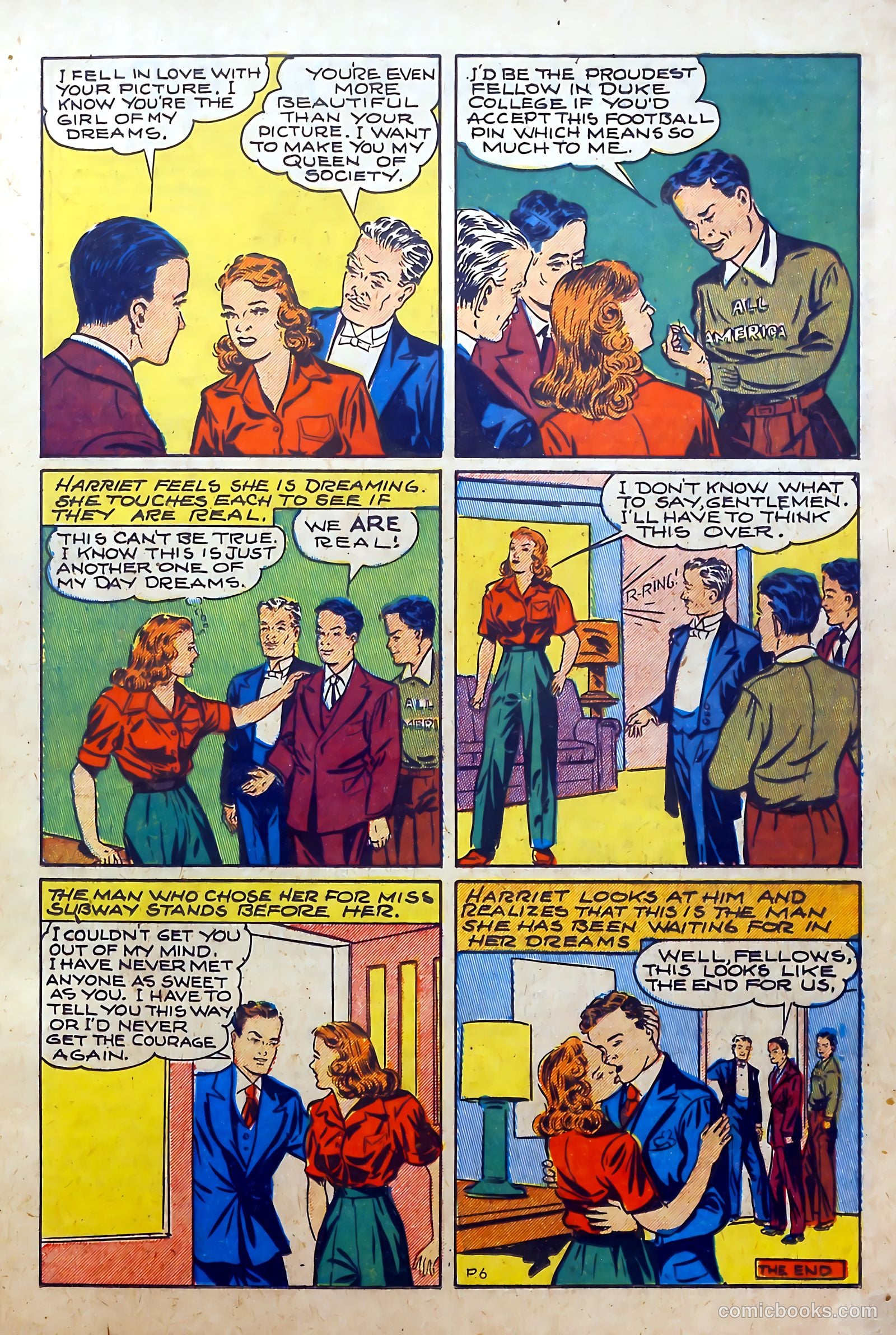 Youthful Love Romances #1 (1950) — page 17 of 36