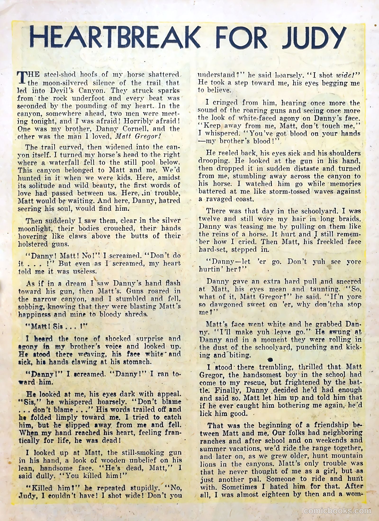 Youthful Love Romances #1 (1950) — page 18 of 36