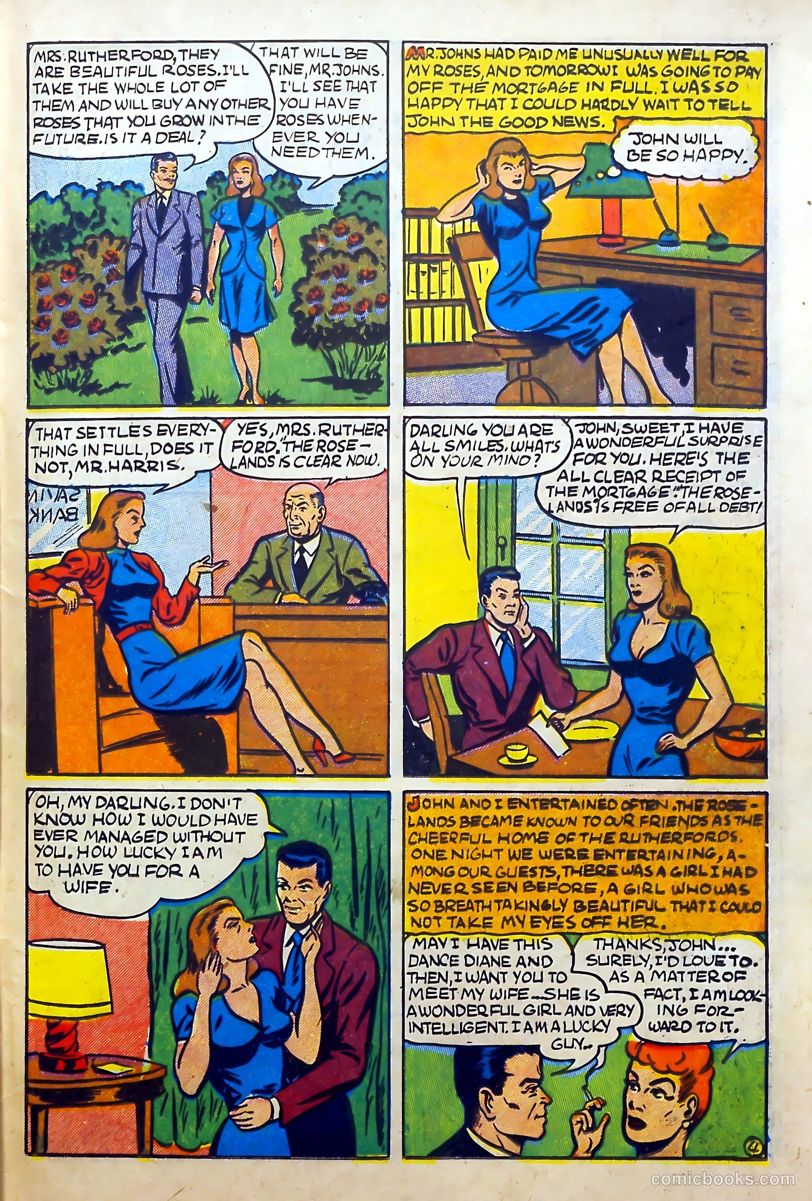 Youthful Love Romances #1 (1950) — page 23 of 36
