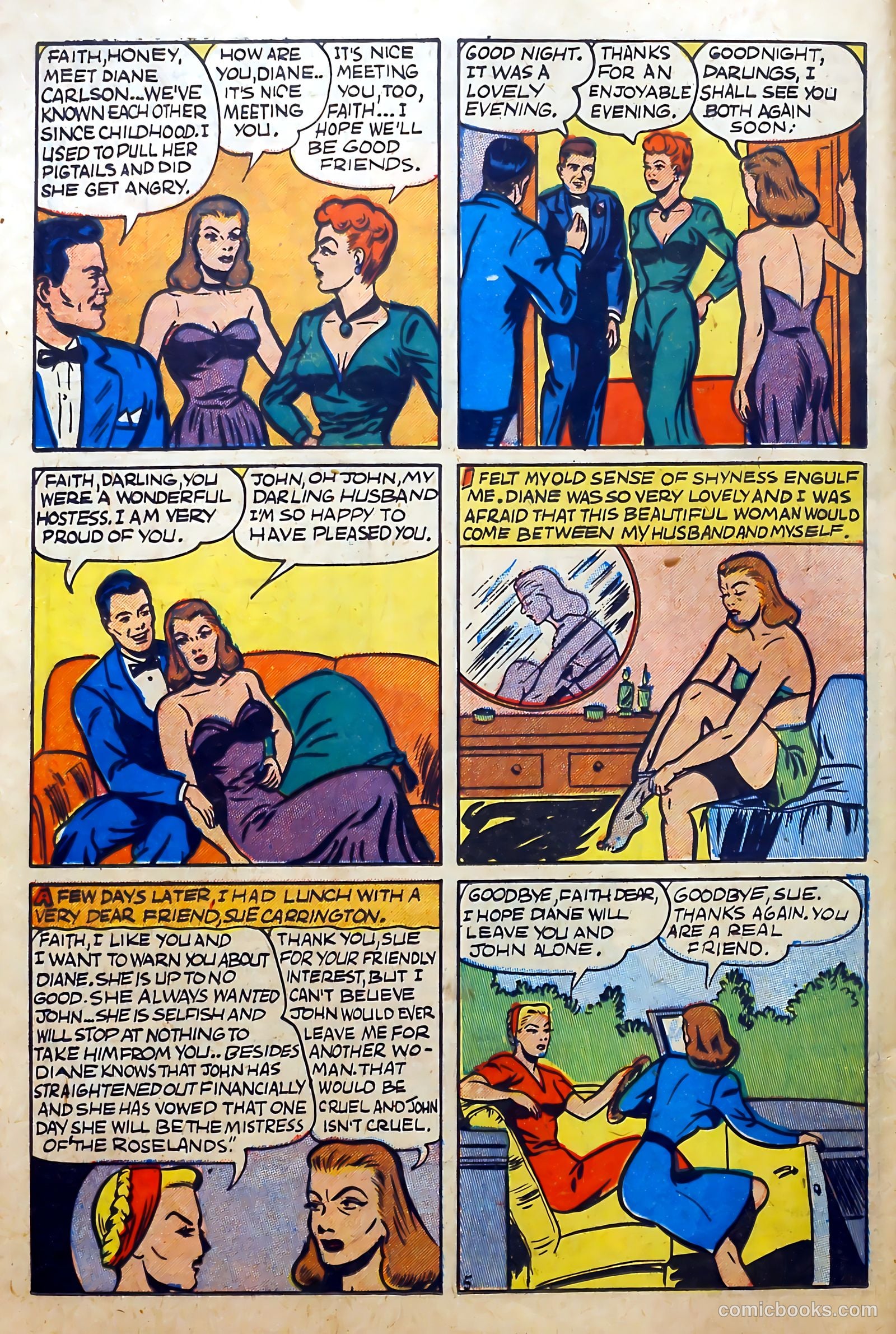 Youthful Love Romances #1 (1950) — page 24 of 36
