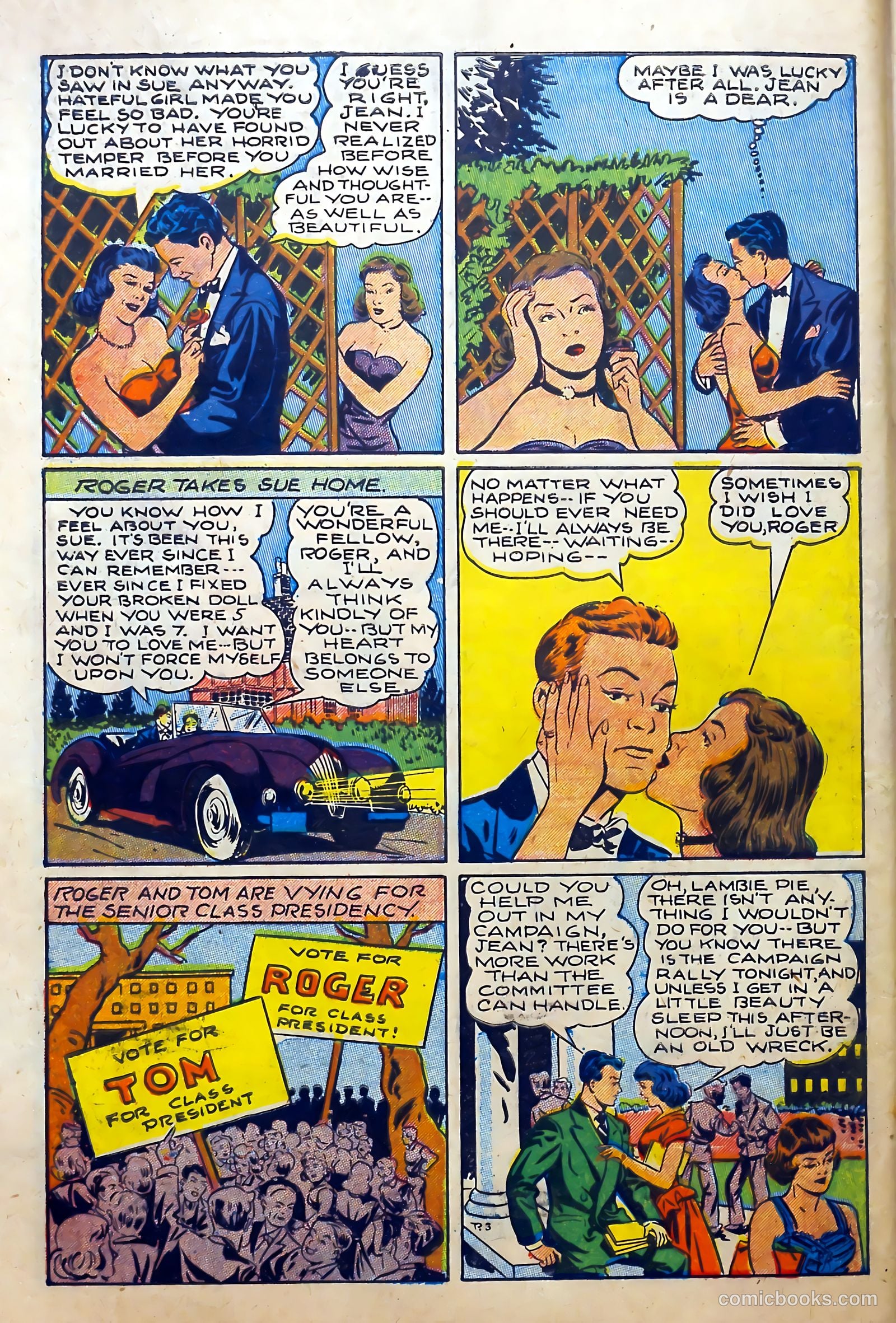 Youthful Love Romances #1 (1950) — page 30 of 36
