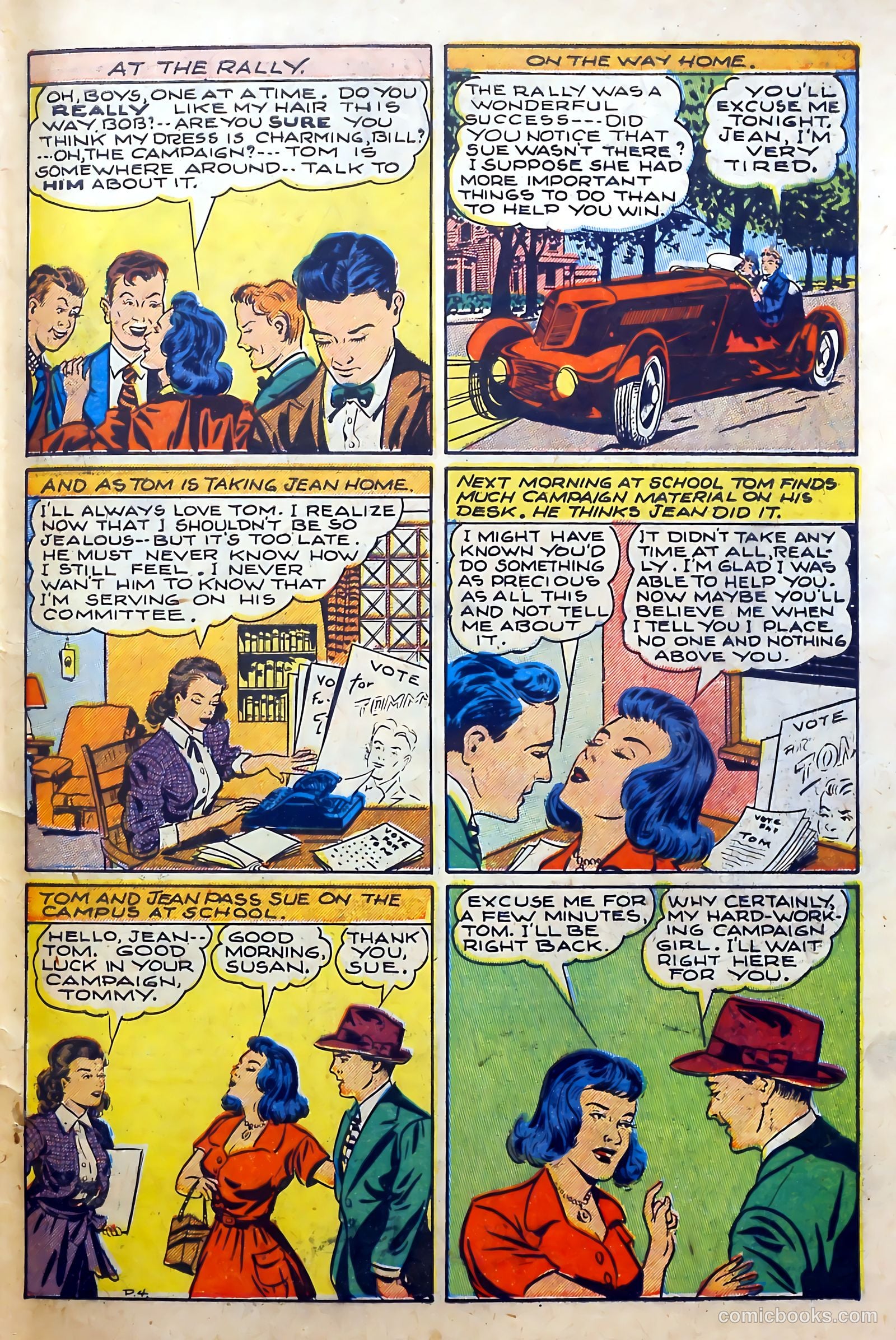Youthful Love Romances #1 (1950) — page 31 of 36
