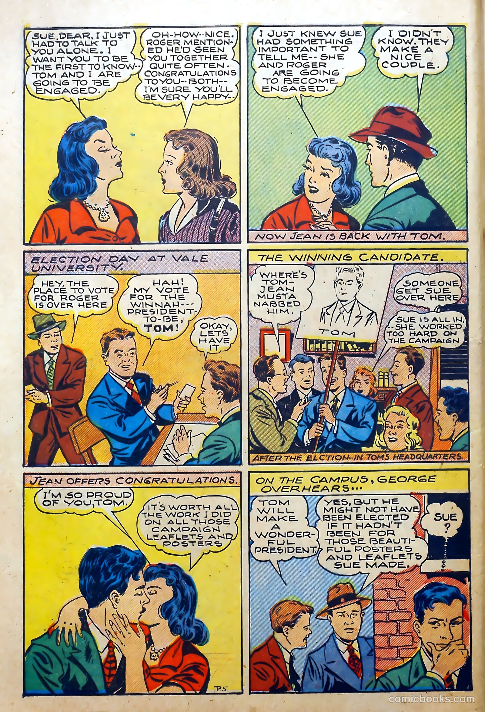 Youthful Love Romances #1 (1950) — page 32 of 36