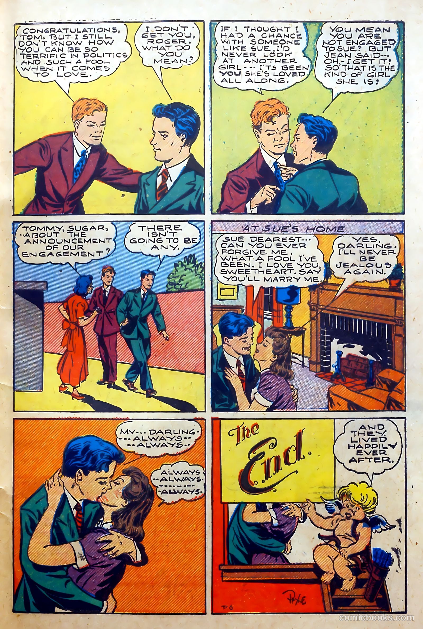 Youthful Love Romances #1 (1950) — page 33 of 36