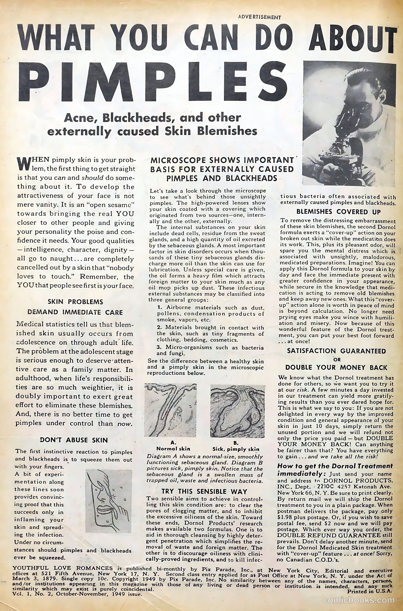 Youthful Love Romances #2 (1949) — page 2 of 37
