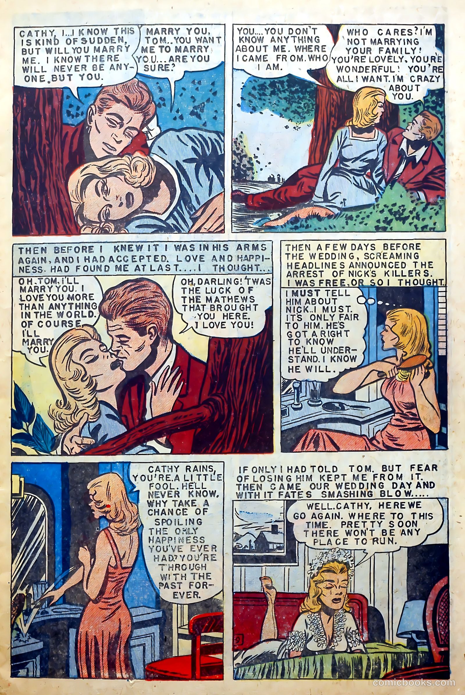 Youthful Love Romances #2 (1949) — page 11 of 37