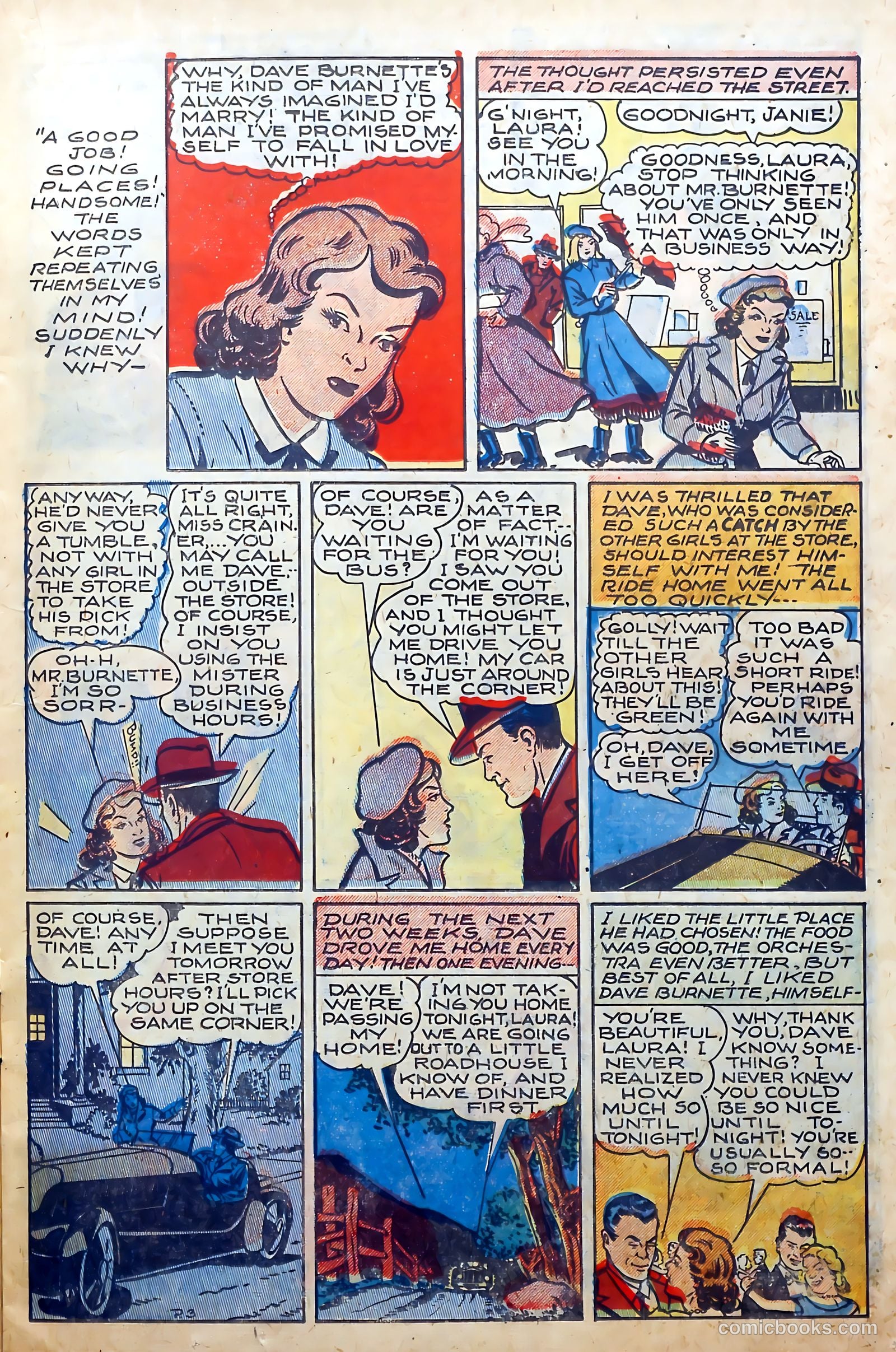 Youthful Love Romances #2 (1949) — page 15 of 37