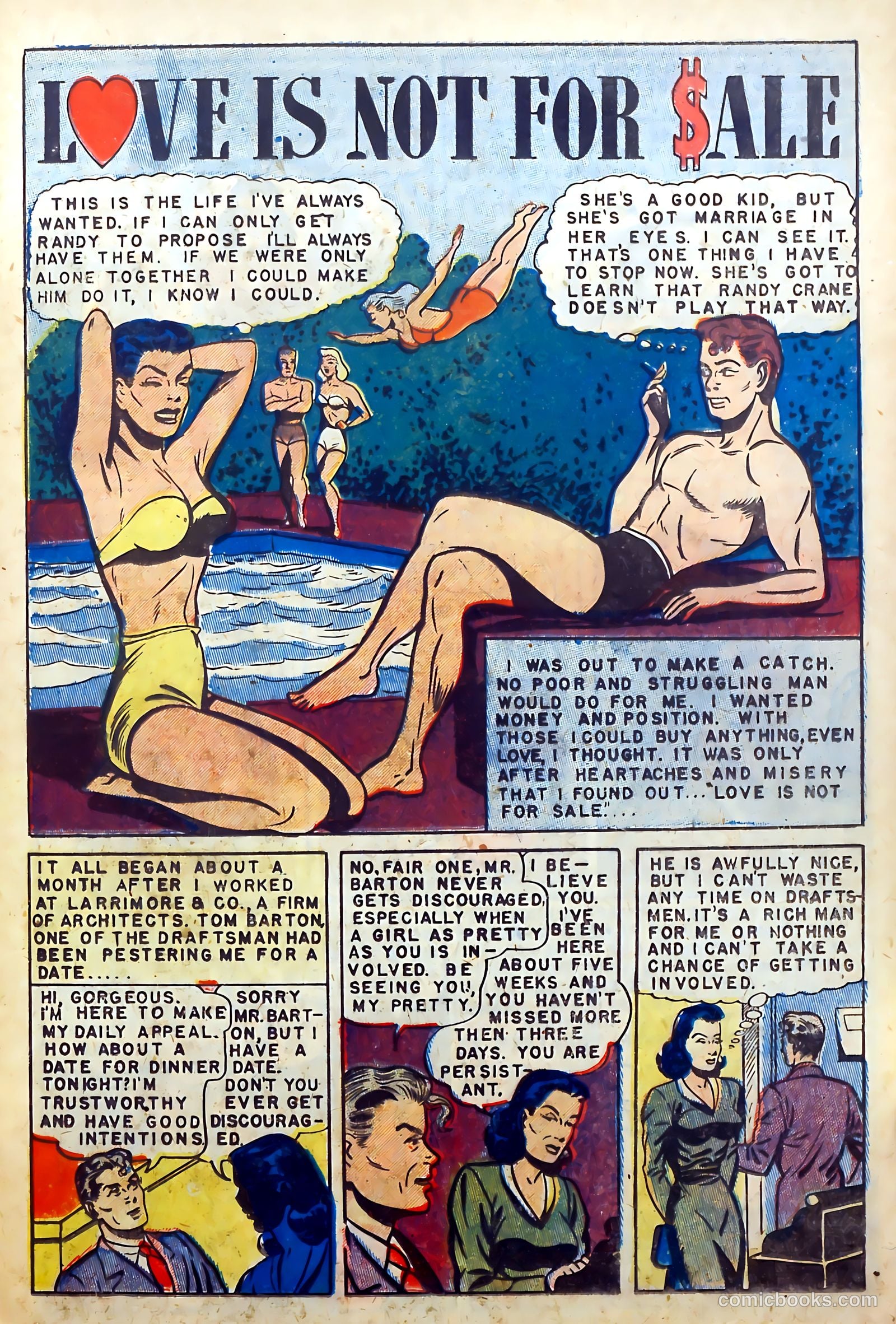 Youthful Love Romances #2 (1949) — page 21 of 37