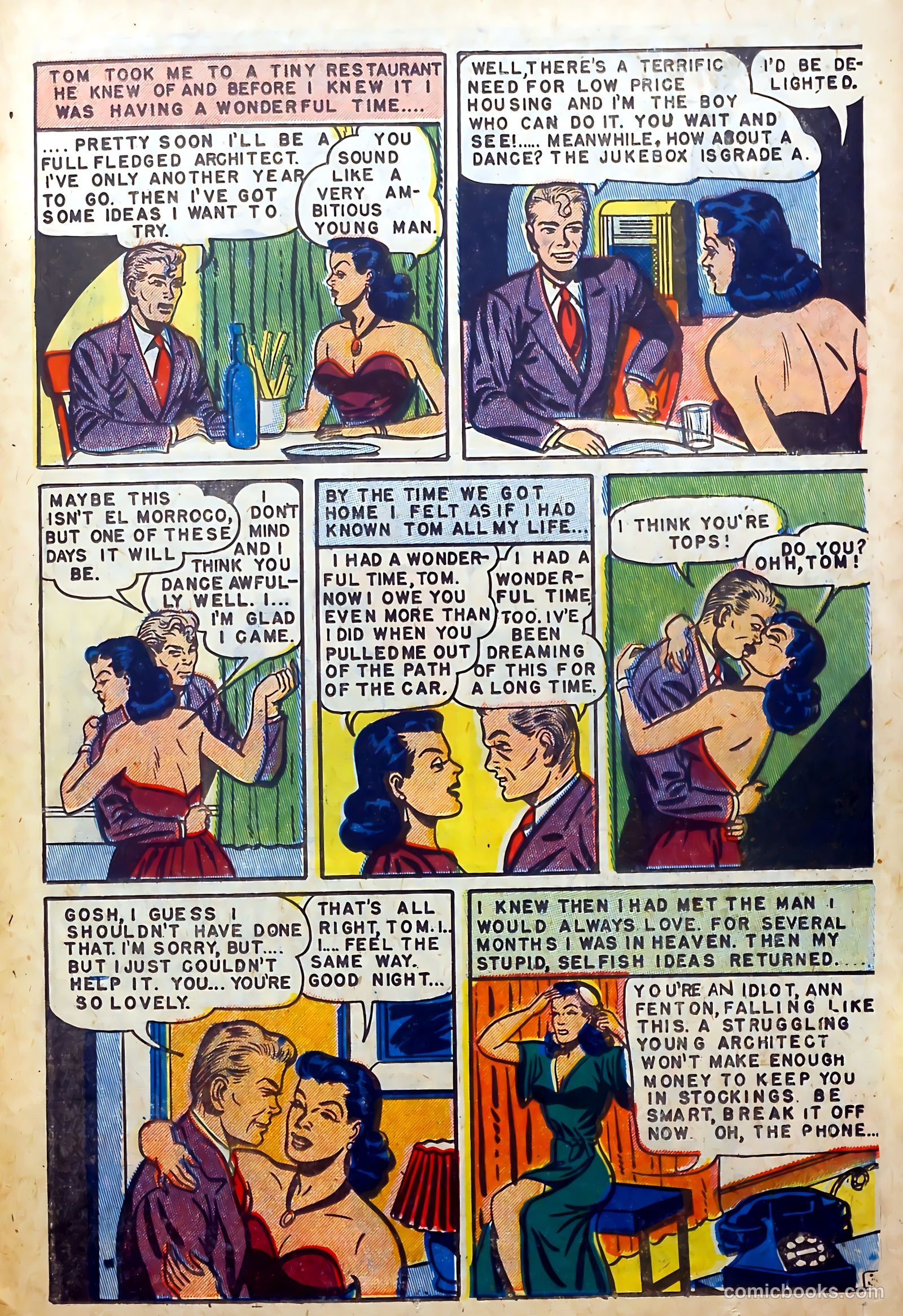 Youthful Love Romances #2 (1949) — page 23 of 37