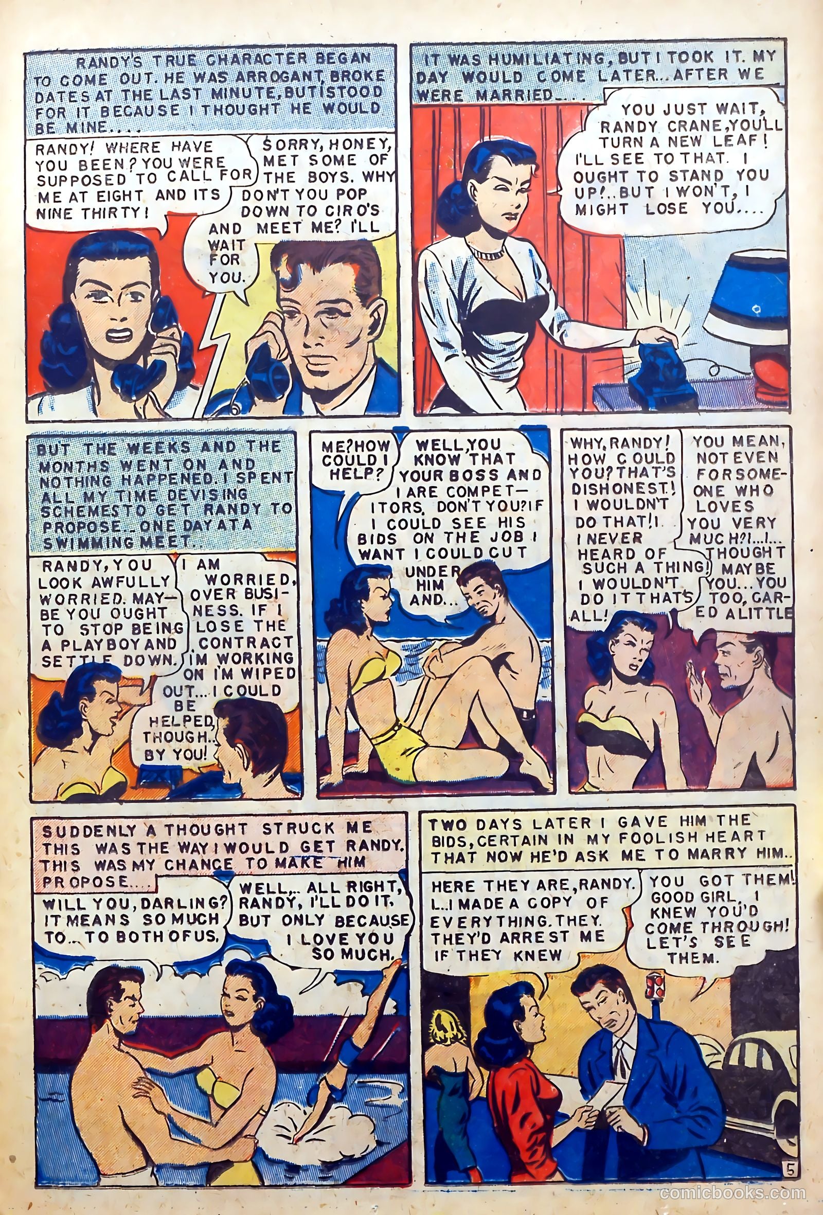 Youthful Love Romances #2 (1949) — page 25 of 37