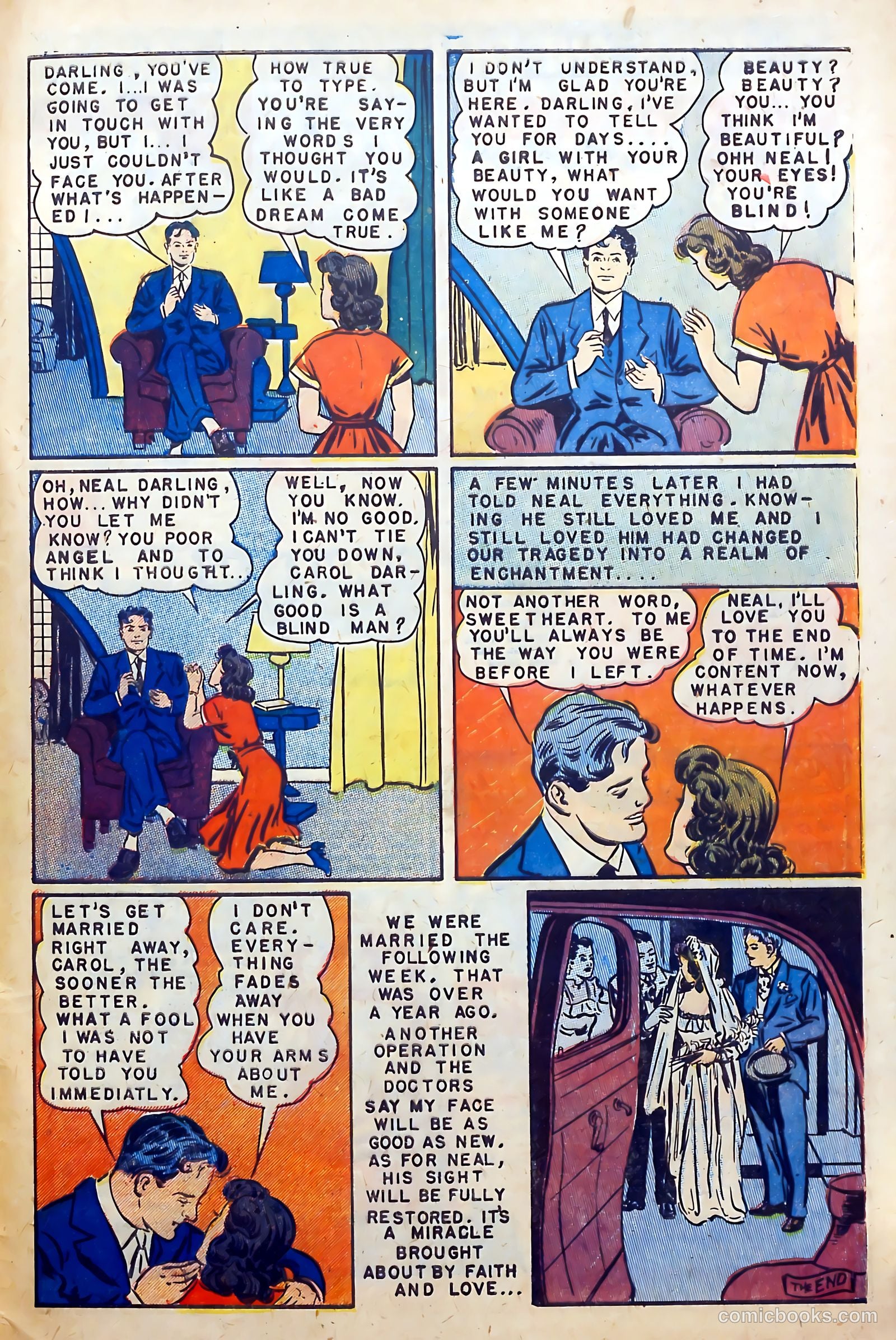 Youthful Love Romances #2 (1949) — page 33 of 37