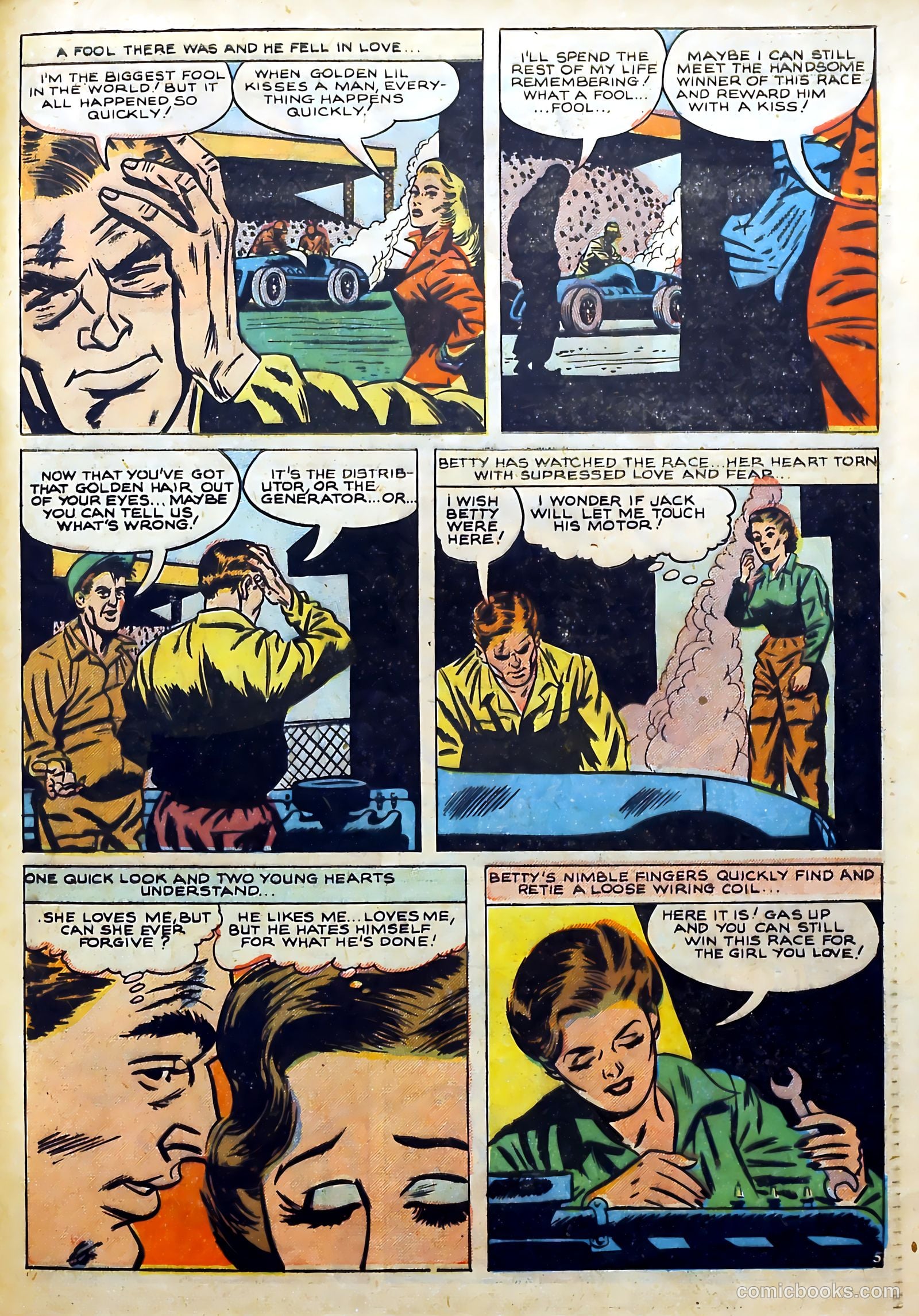 Youthful Romances #4 (1953) — page 33 of 36