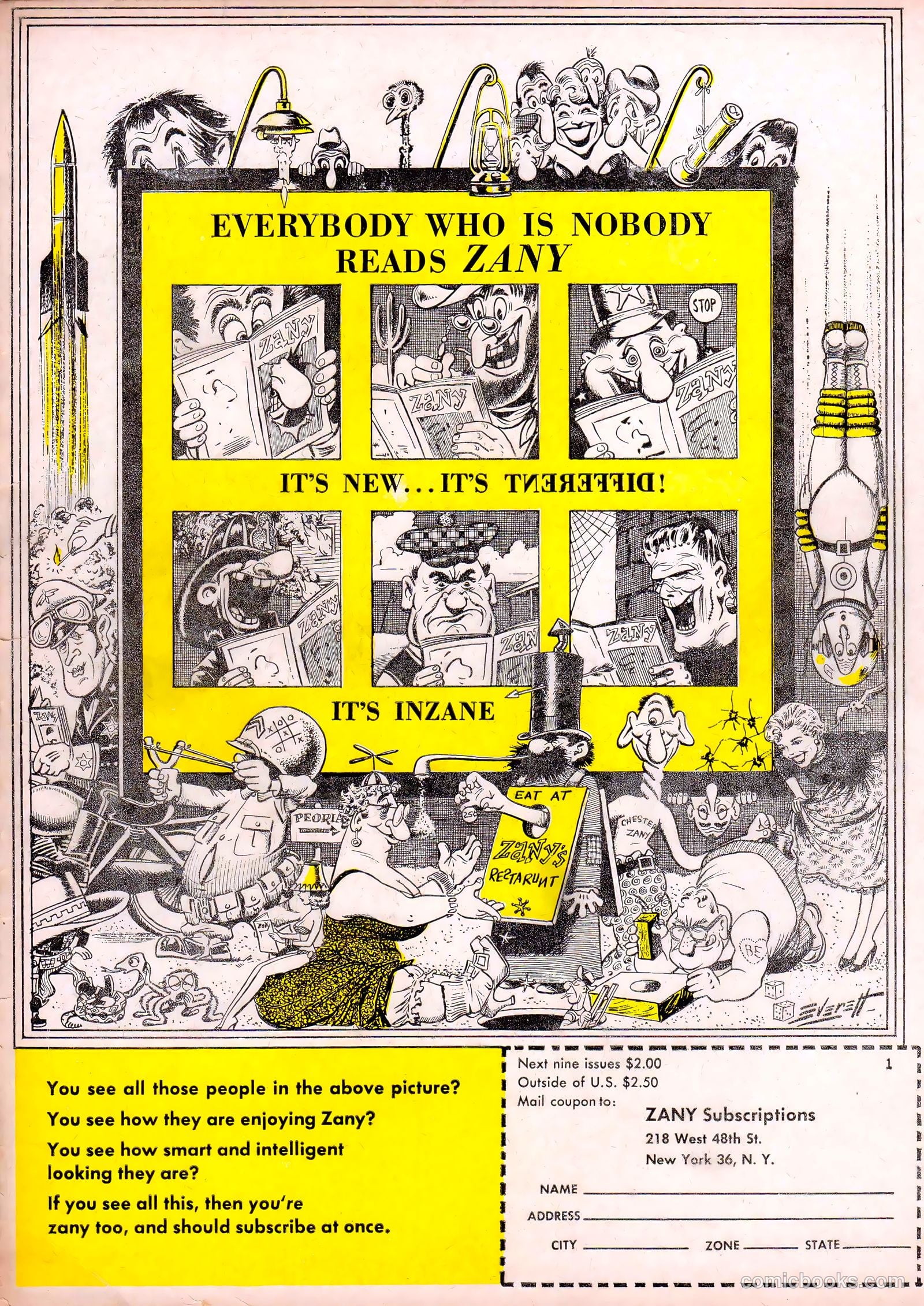 Zany #1 (1958) — page 52 of 52