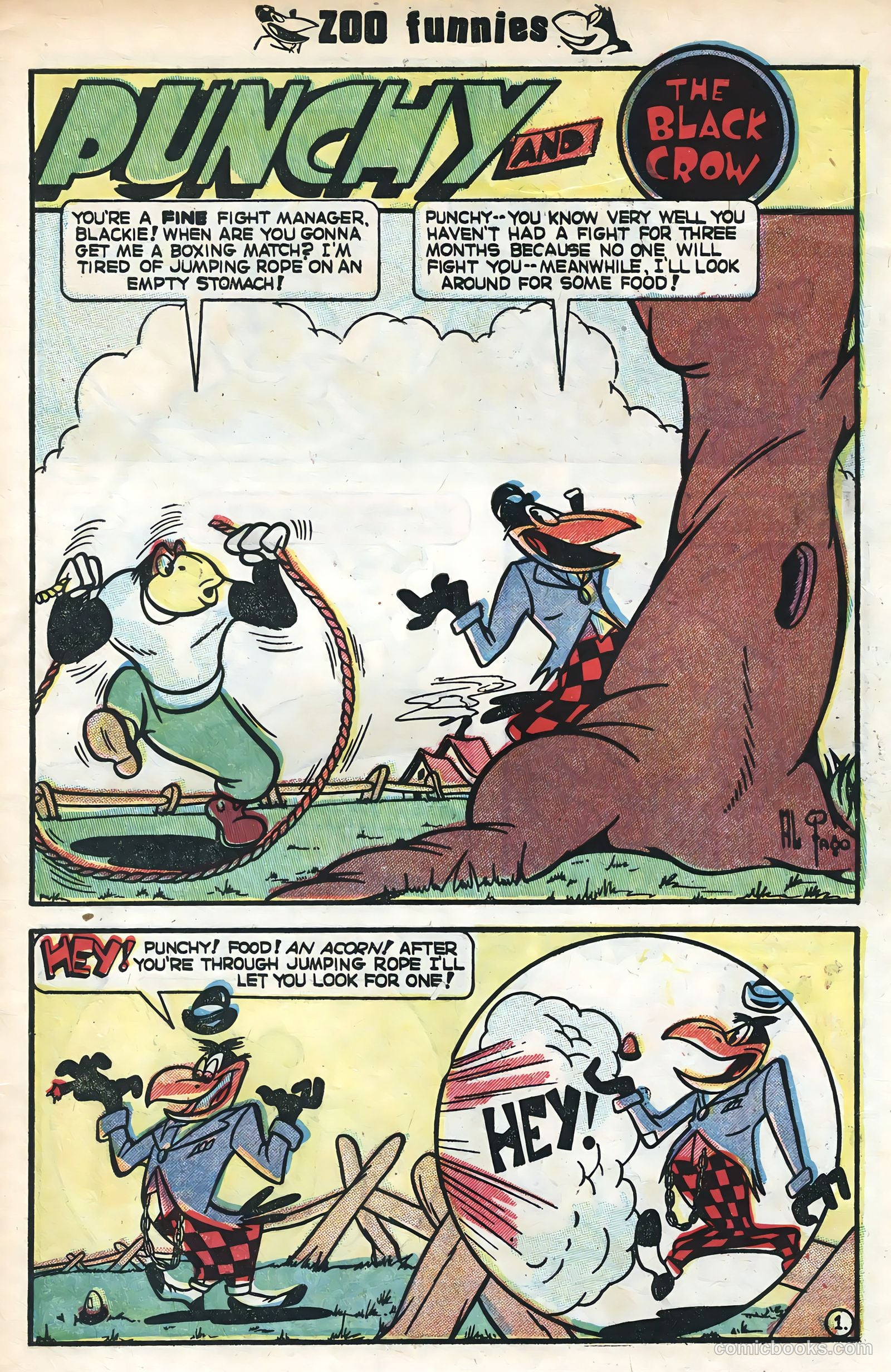 Zoo Funnies #1 (1953) — page 3 of 36
