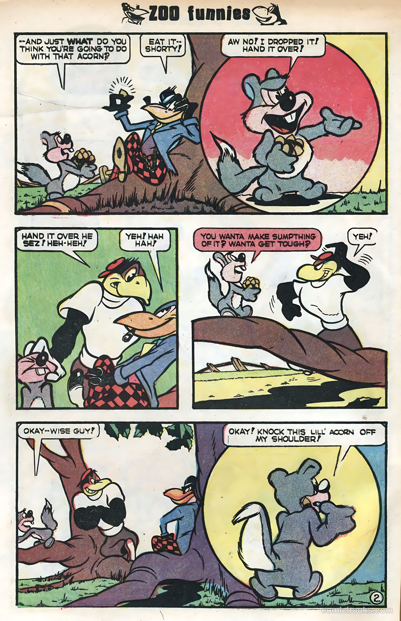 Zoo Funnies #1 (1953) — page 4 of 36