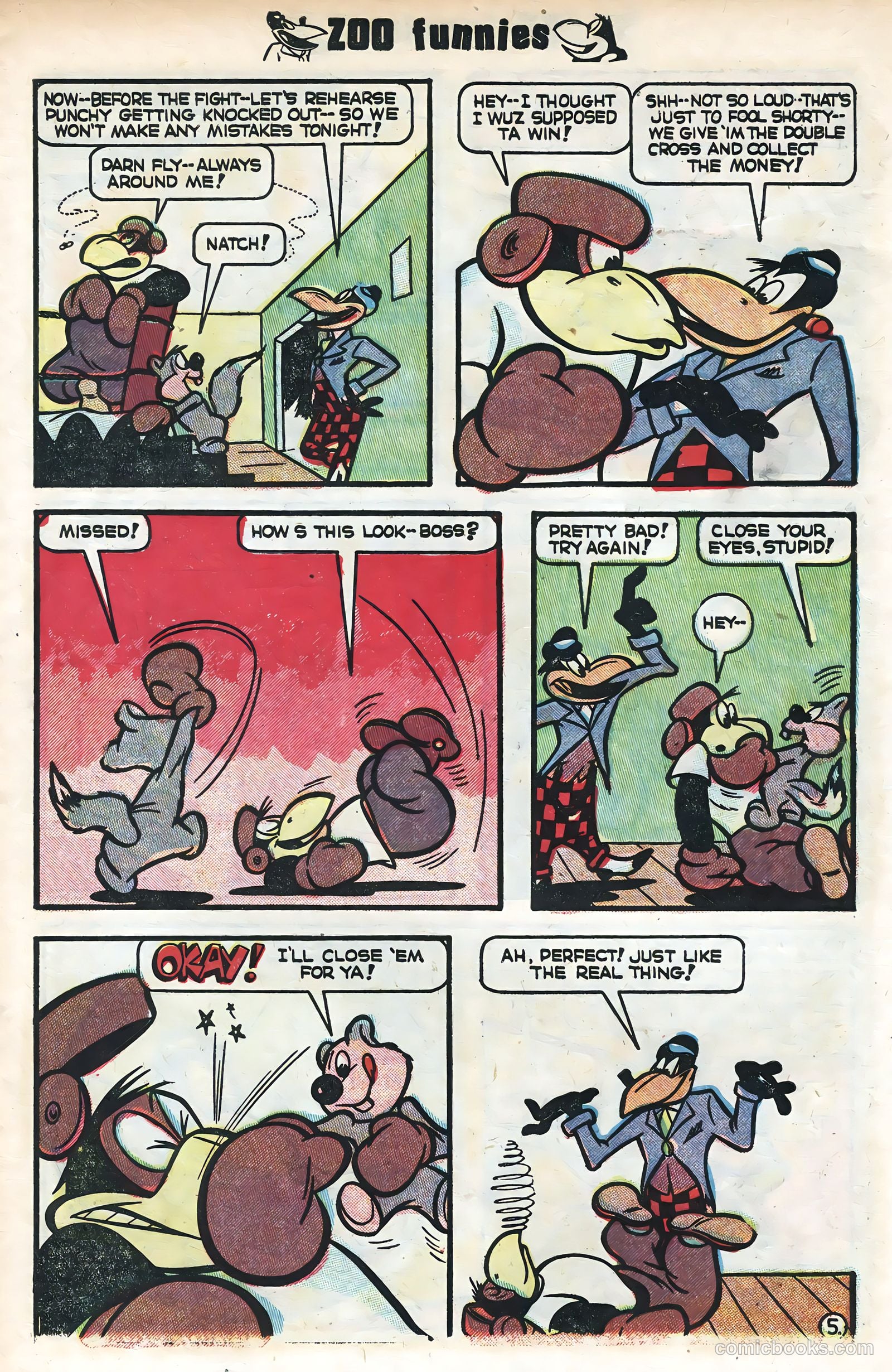 Zoo Funnies #1 (1953) — page 7 of 36