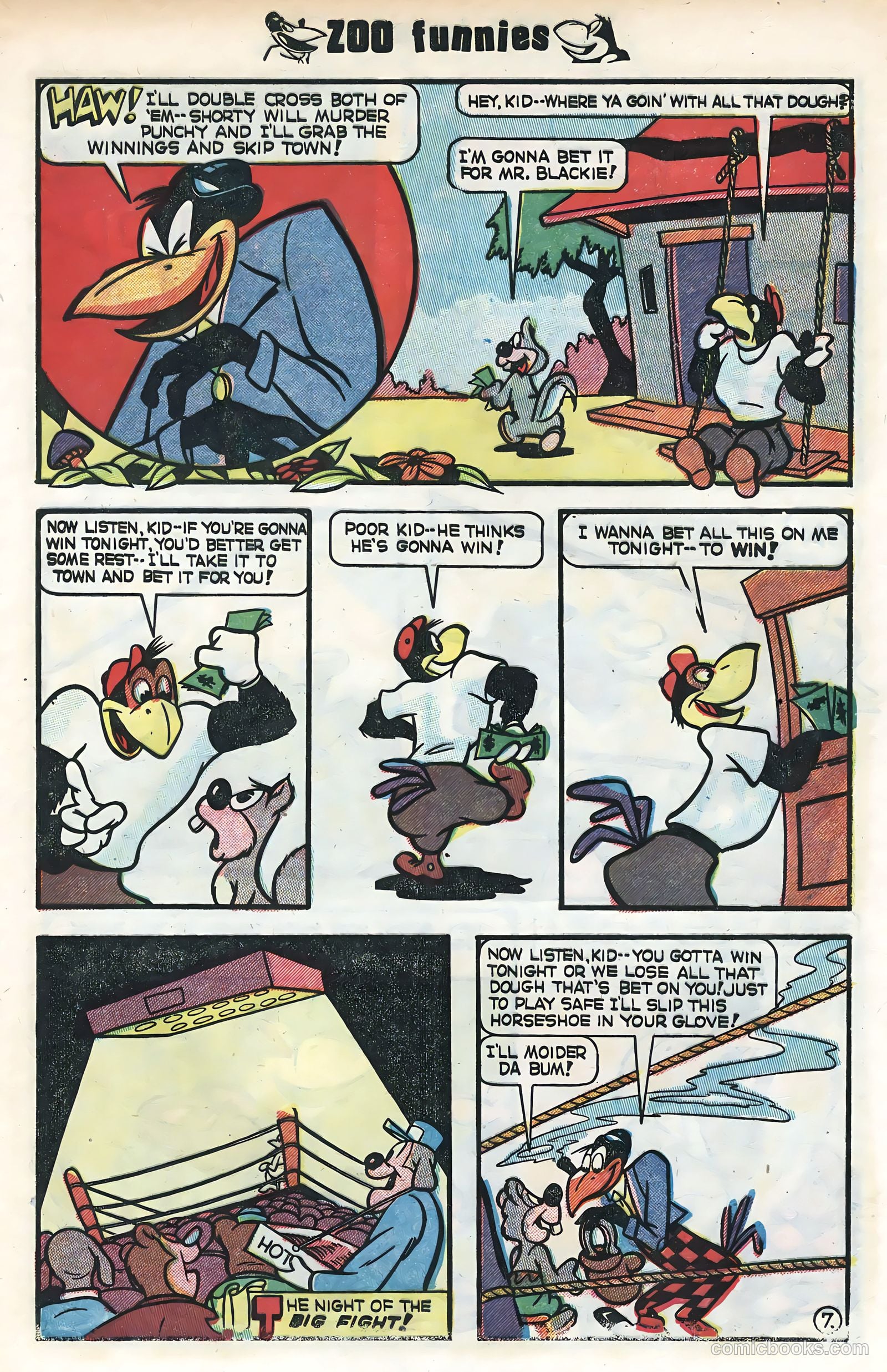 Zoo Funnies #1 (1953) — page 9 of 36