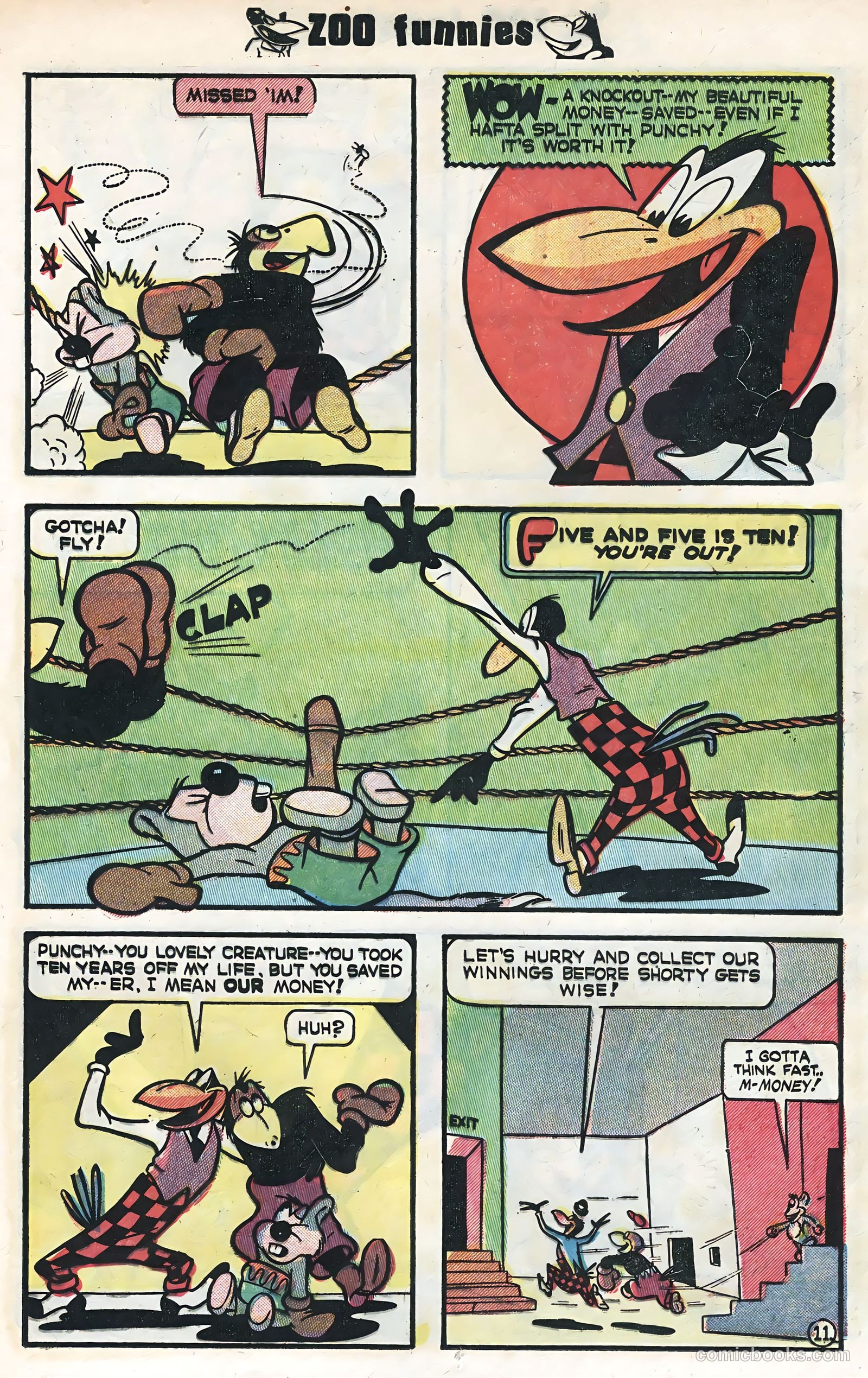 Zoo Funnies #1 (1953) — page 13 of 36