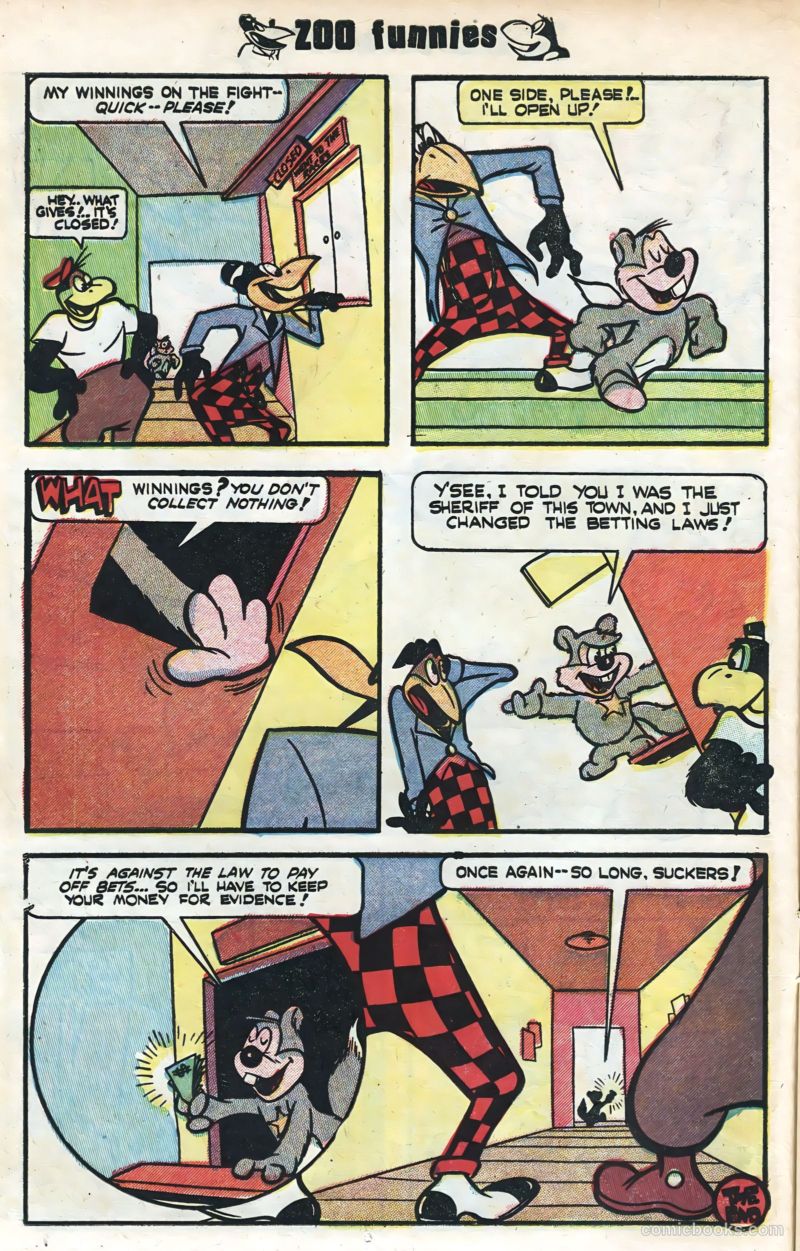 Zoo Funnies #1 (1953) — page 14 of 36