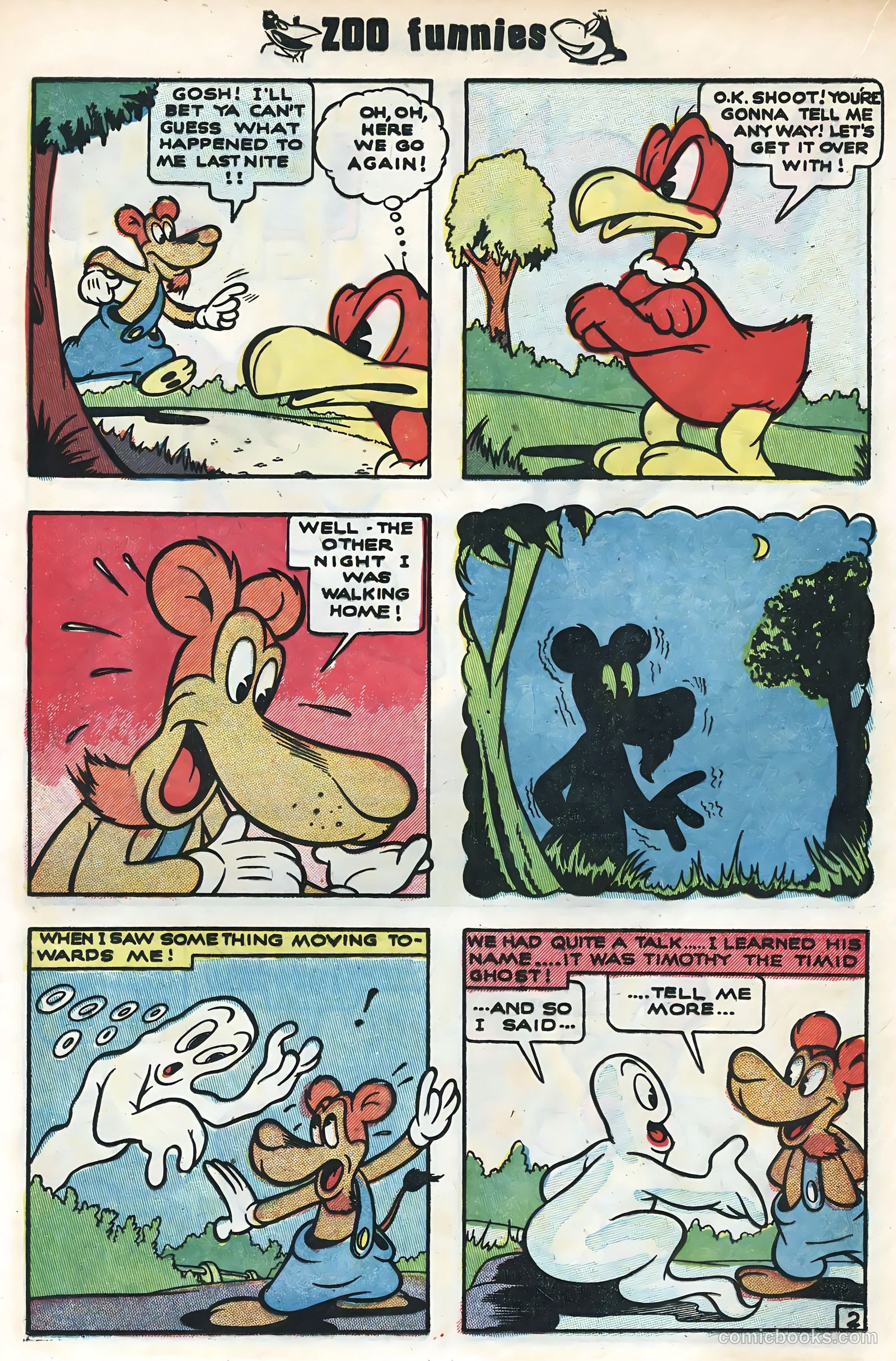 Zoo Funnies #1 (1953) — page 16 of 36