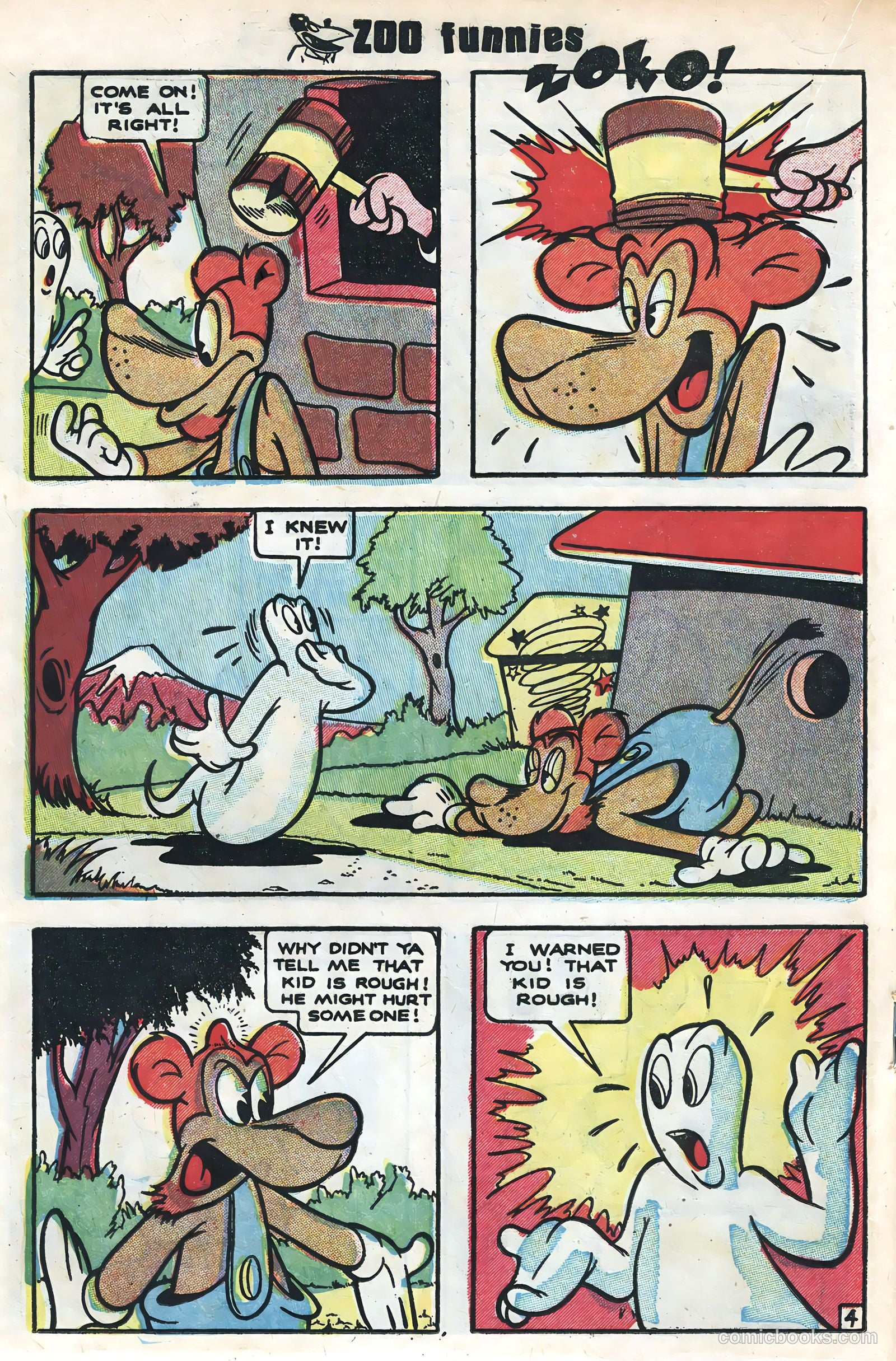 Zoo Funnies #1 (1953) — page 18 of 36