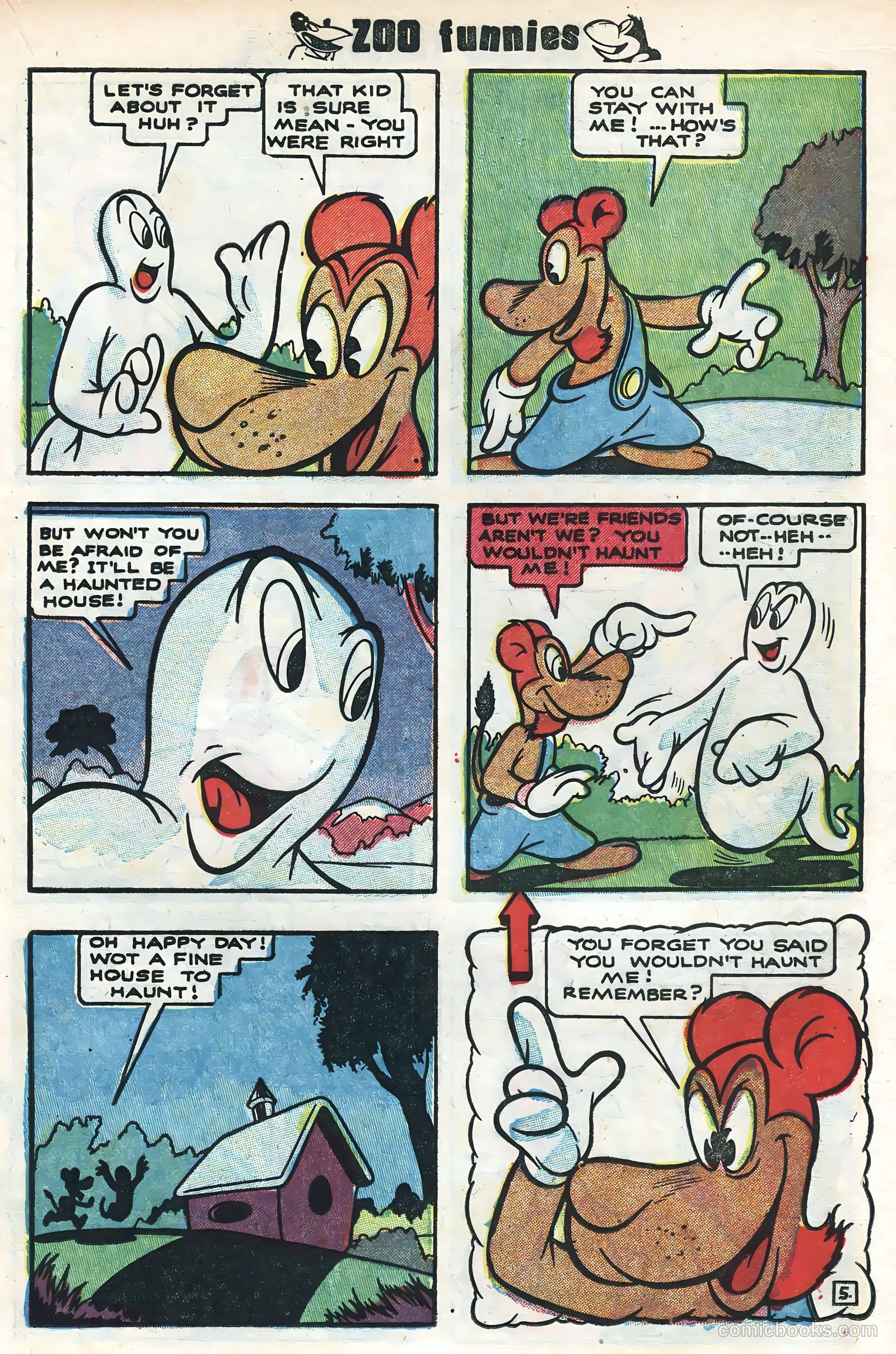 Zoo Funnies #1 (1953) — page 19 of 36